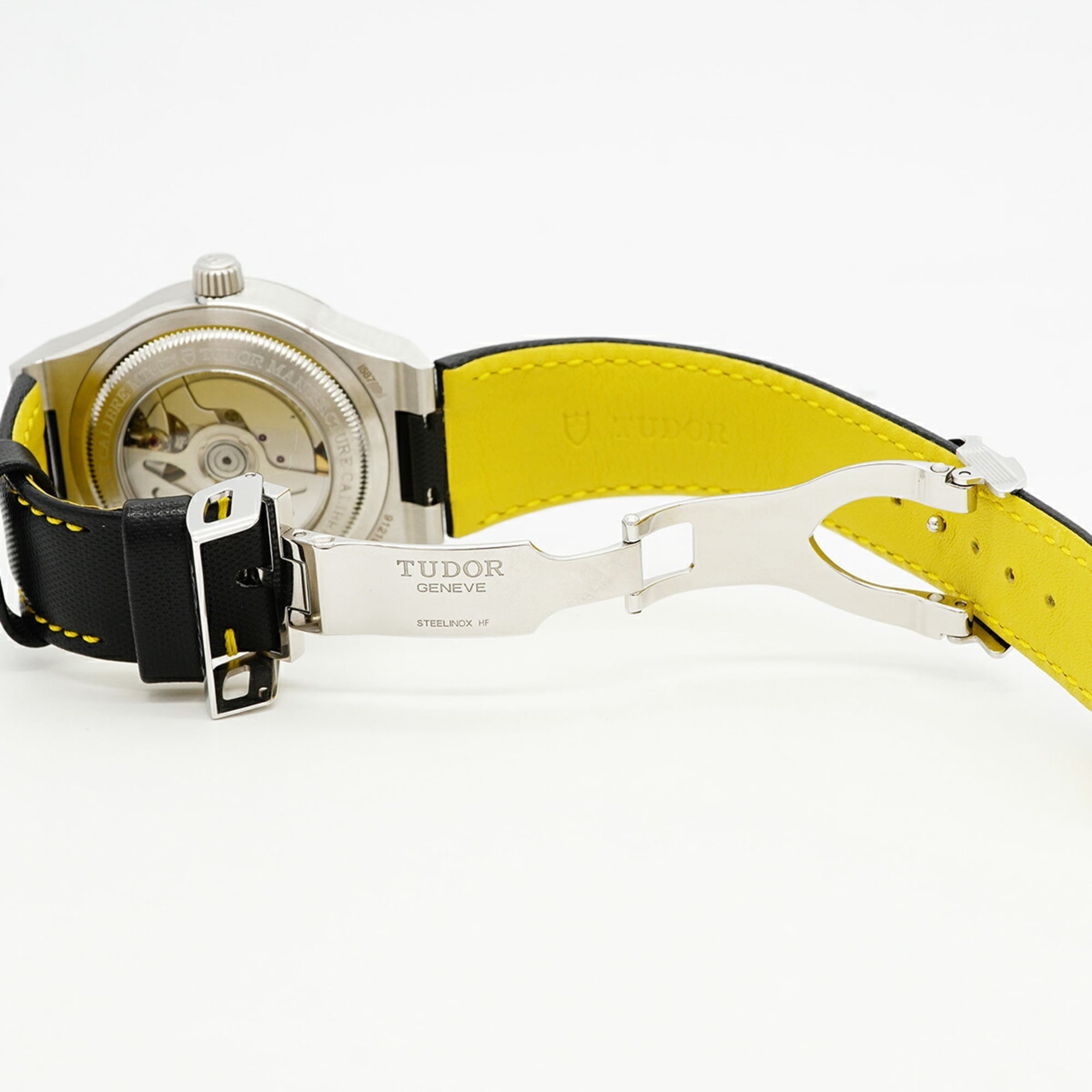 Tudor North Flag 91210N Herrenuhr Schwarz Zifferblatt