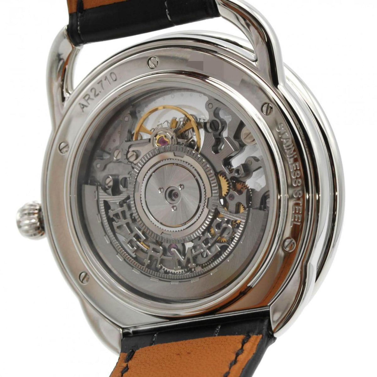 Hermes Arcaud Skellet AR2.710 Schwarz Zifferblatt 40mm Uhr