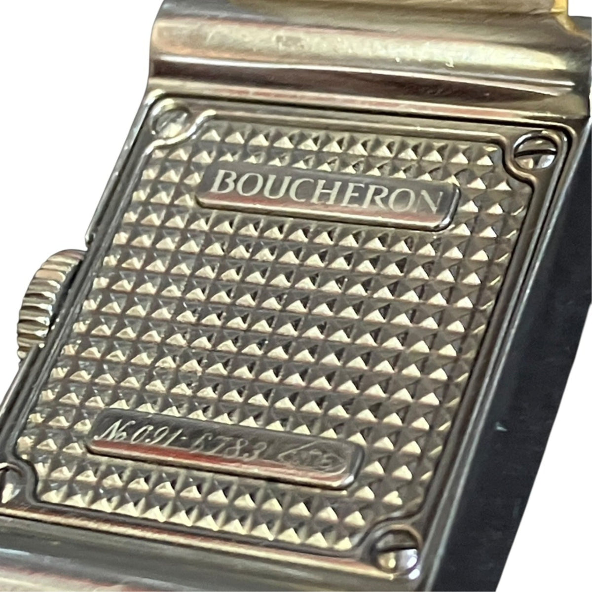 Boucheron Reflet WA009418 Rosa Zifferblatt aus Muschel 19 mm Uhr