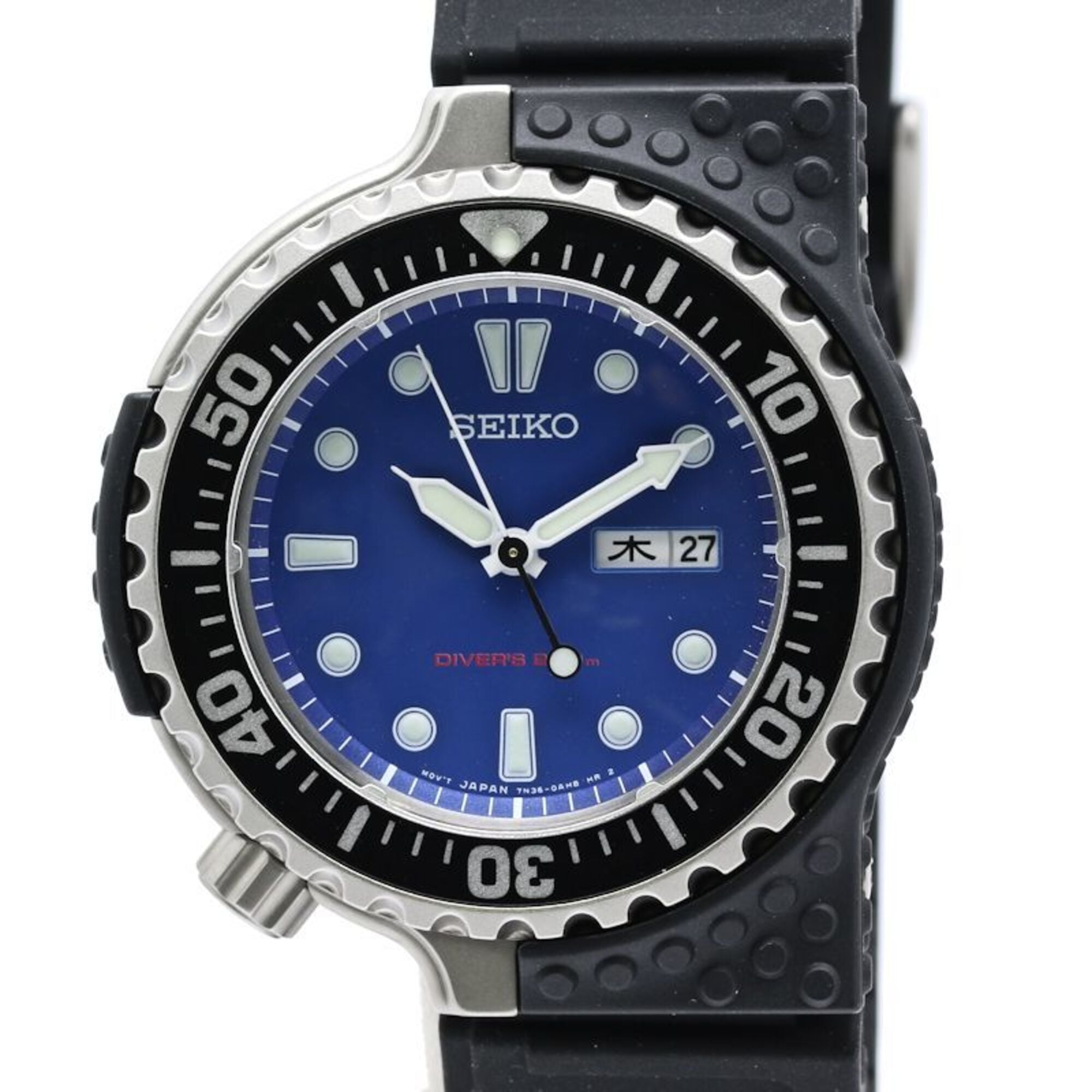 Seiko Prospex Diver Scuba Giugiaro Modell SBEE001 SBEE001 7N36-0AG0 Blaues Zifferblatt 43 mm Uhr