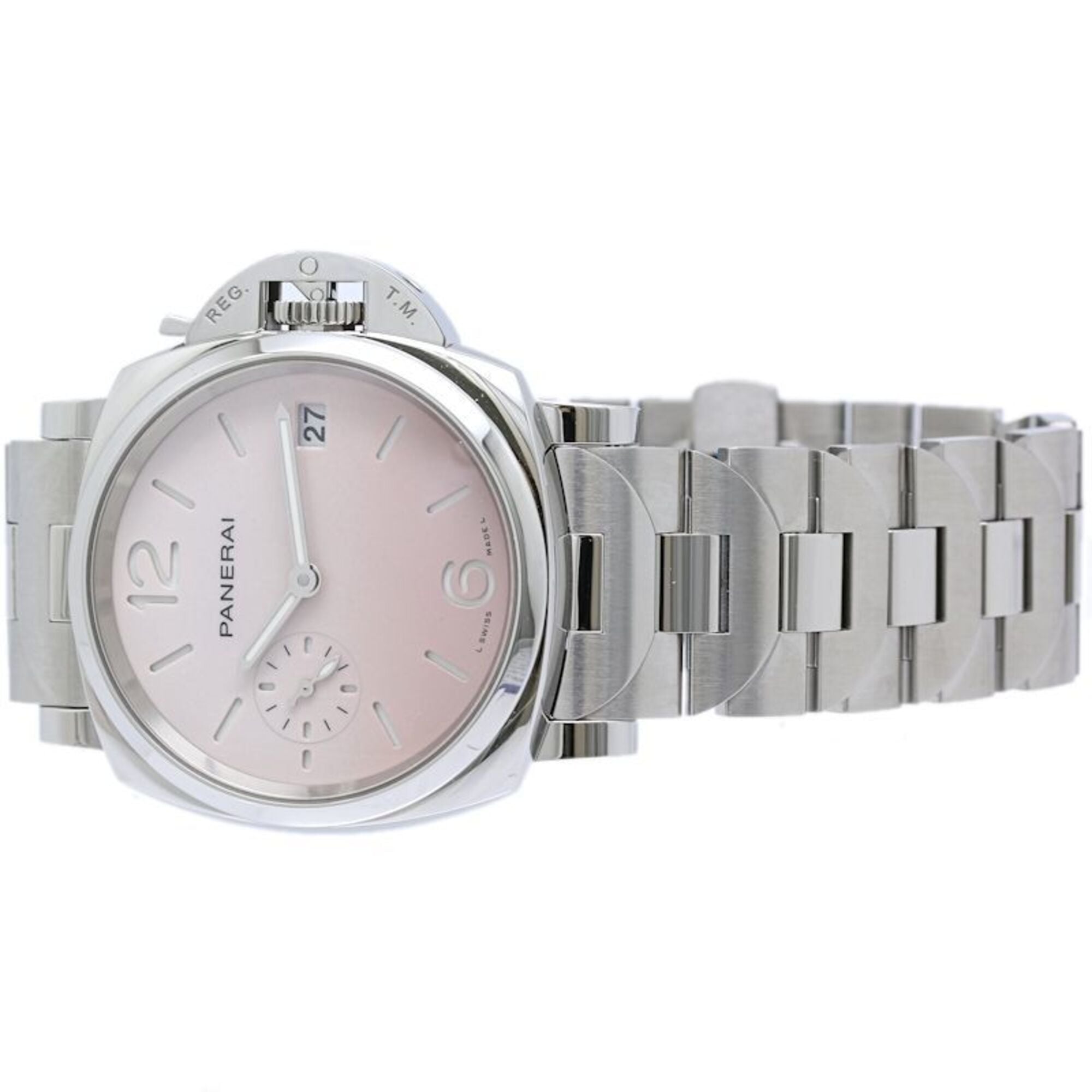 PANERAI Luminor Due Pastello PAM01319 Powder Pink Z-serial Women's Watch Stainless Steel 40442