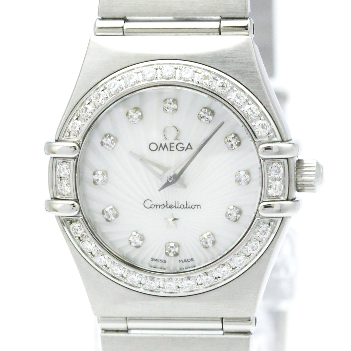 Omega Constellation 111.15.23.60.55.001 Weiß Zifferblatt 23 mm Uhr
