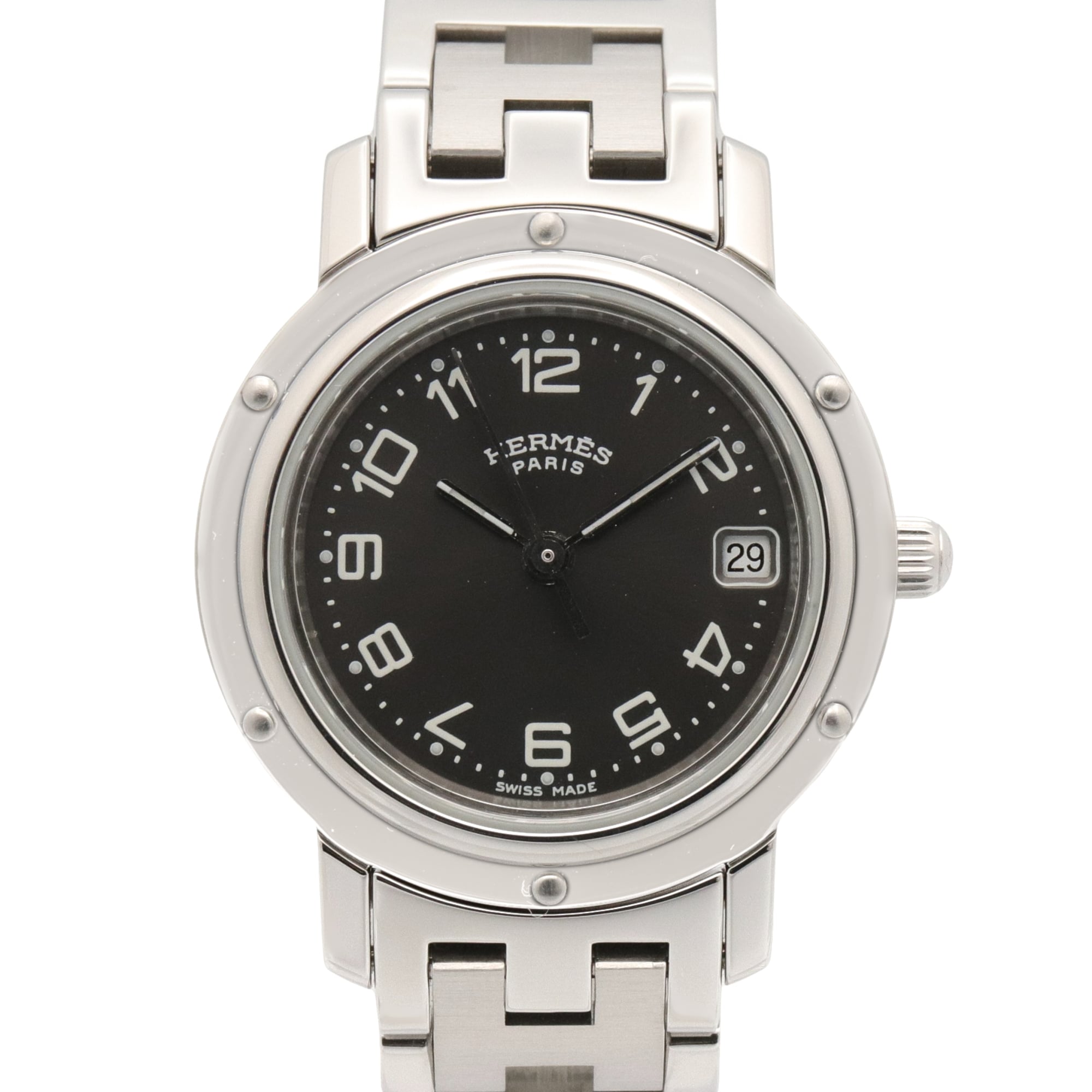 Hermes Clipper CL4.210 Gray Dial Stainless steel 24mm Watch