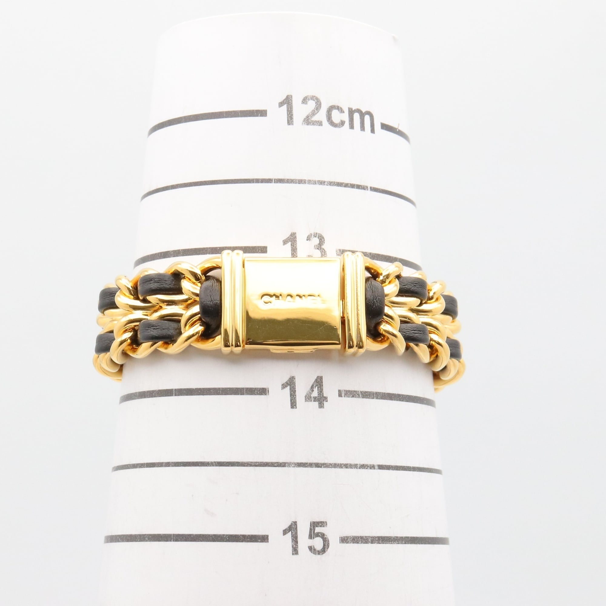 Montre Chanel CHANEL Première S, plaquée or (GP), bracelet en cuir, pour femme, Noir, H0001