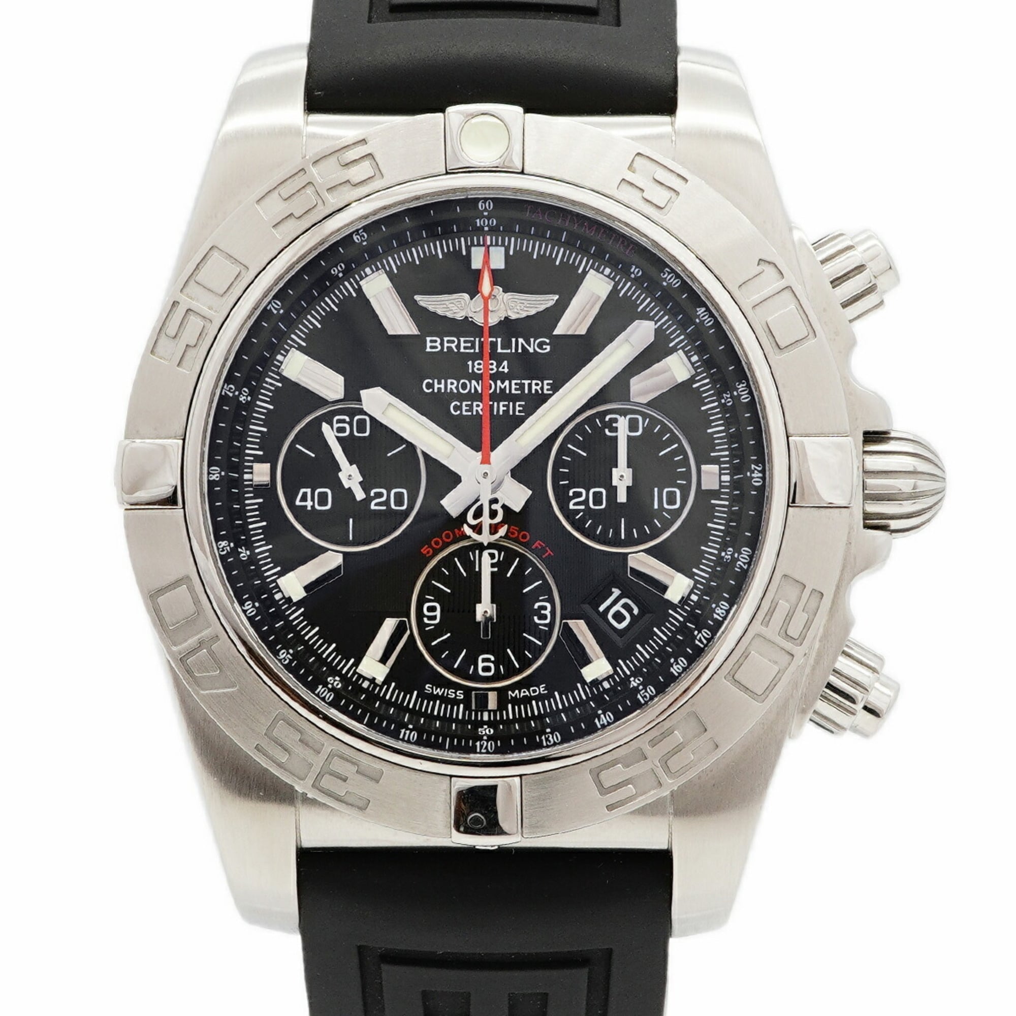 Breitling Chronomat AB011010/AB0110 Black Dial Stainless steel 43mm Watch