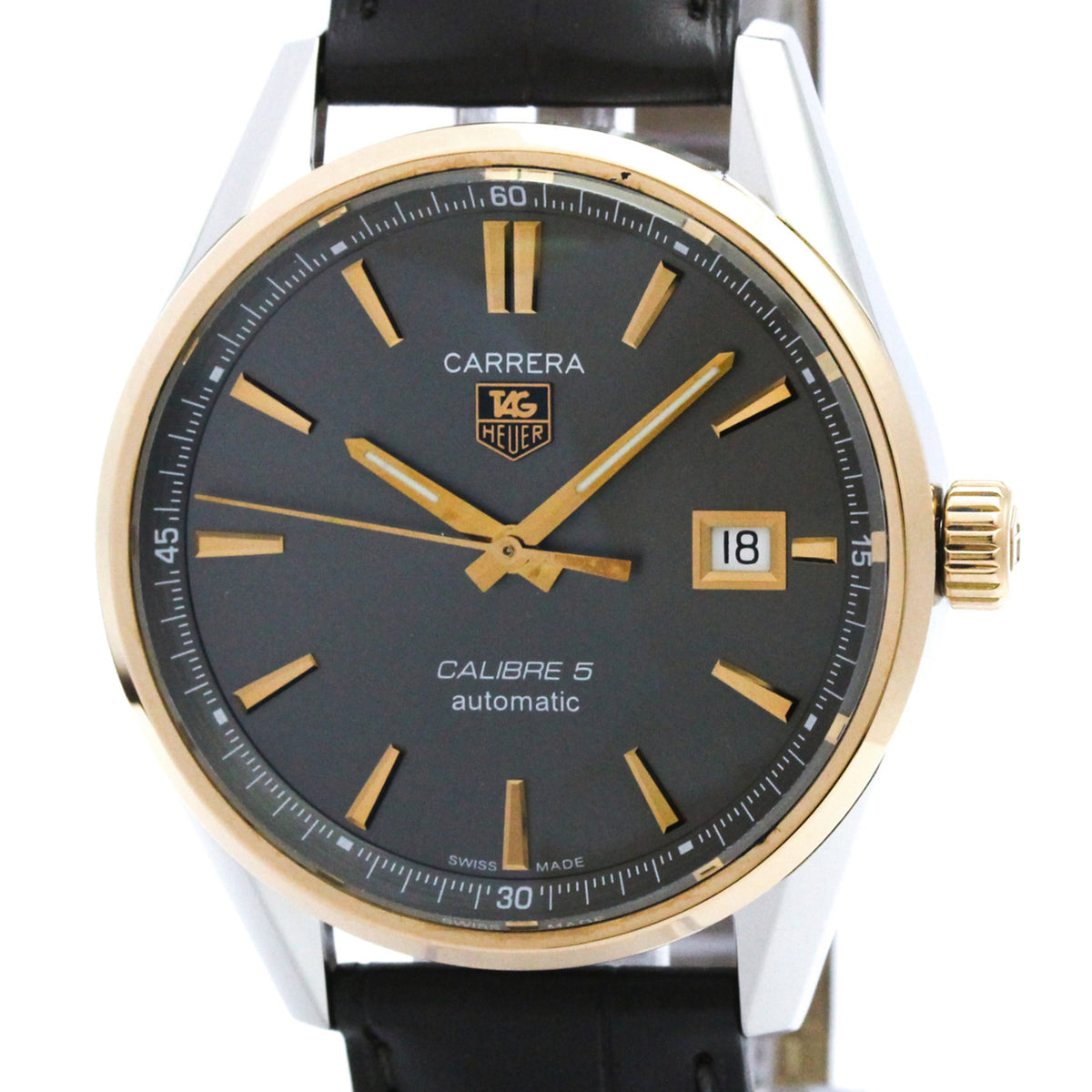 TAG Heuer Carrera WAR215E met grijze wijzerplaat 39mm Horloge
