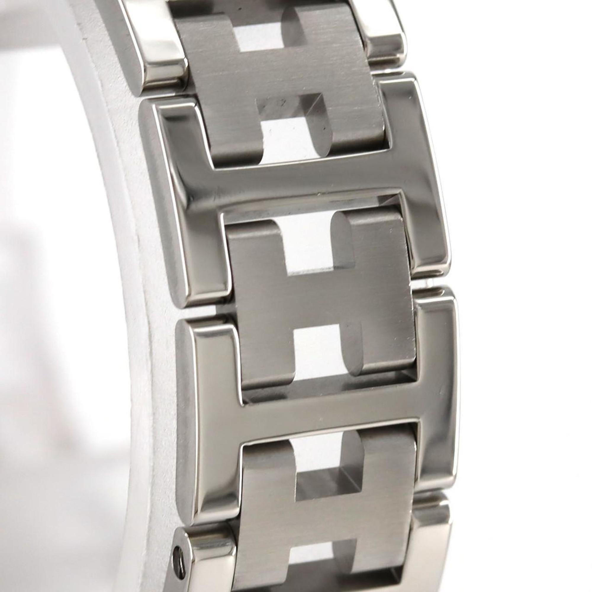 Hermès Clipper CL4.210 roestvrijstalen quartzhorloge