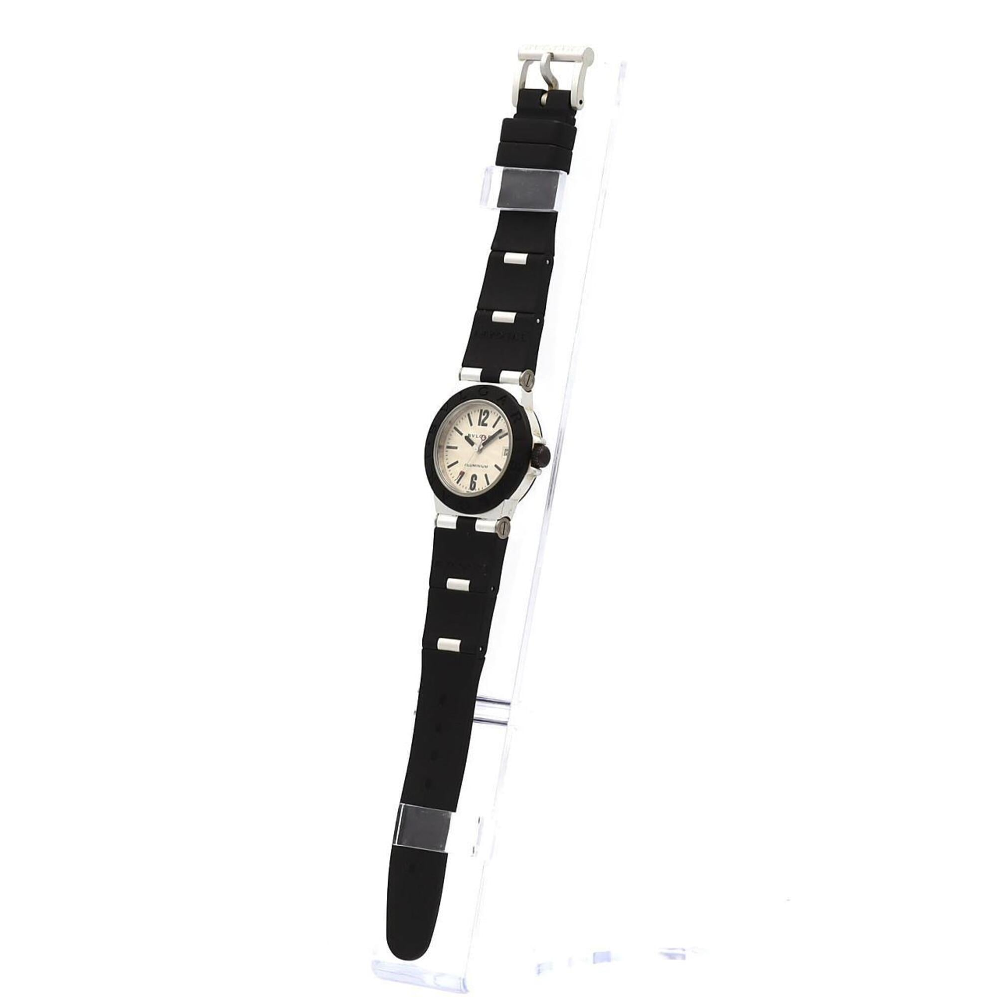 Bvlgari Aluminum AL32TAVD Silver Dial 32mm Watch