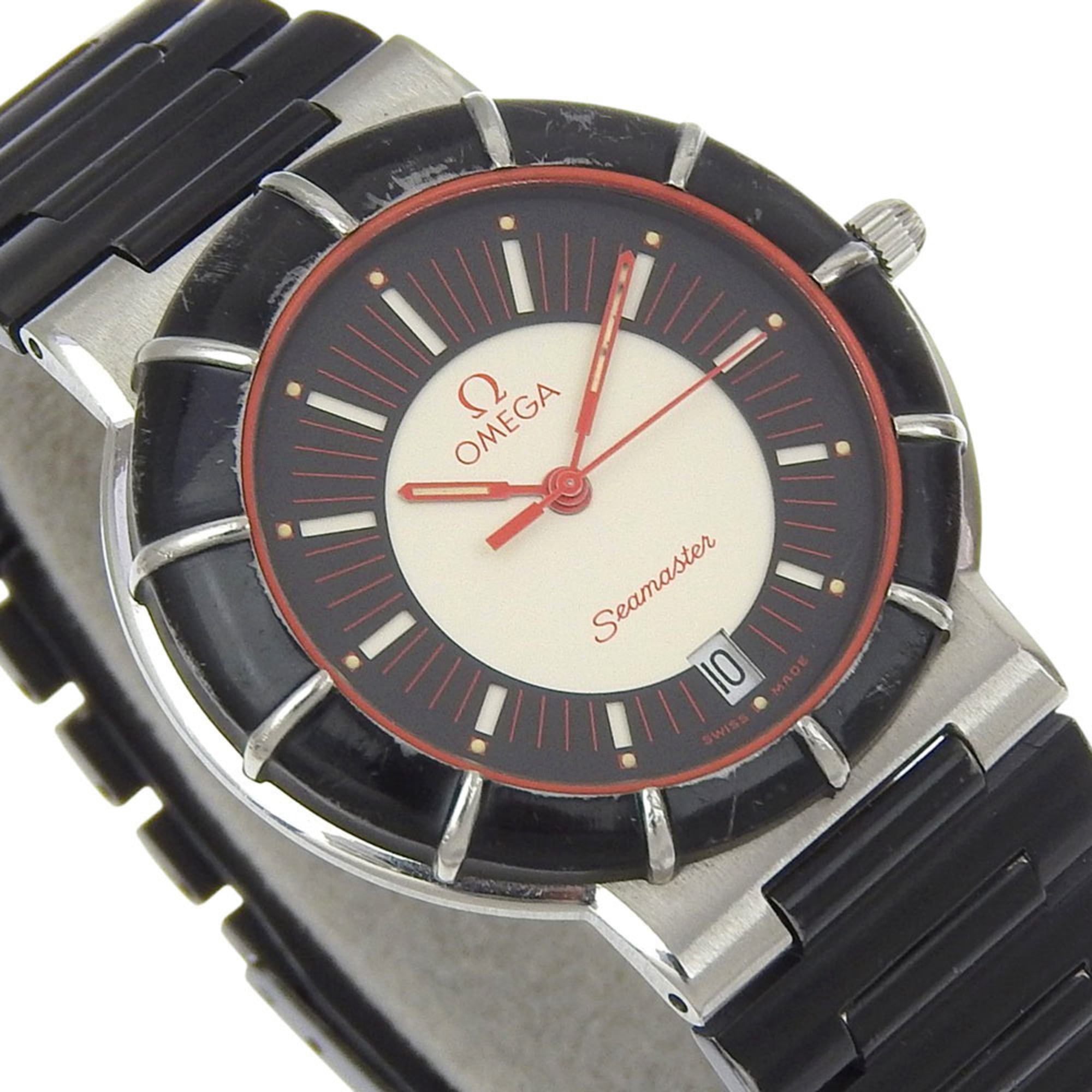 OMEGA Seamaster Dynamic Uhr aus Edelstahl mit QuarzUhrwerk, analoger Anzeige, mehrfarbigem Zifferblatt, Unisex