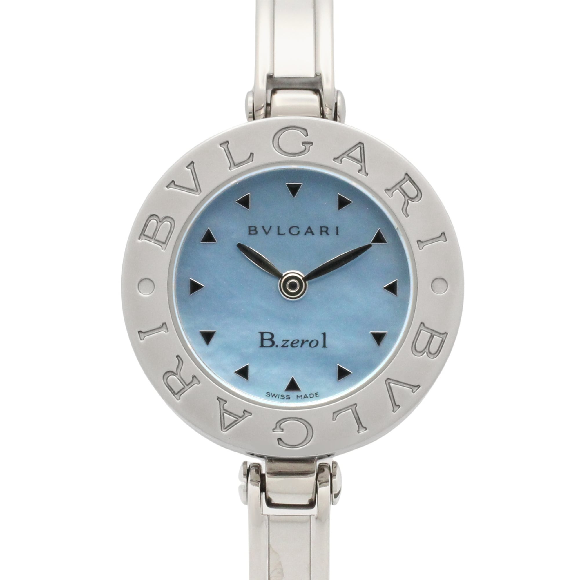 Bulgari BVLGARI B-zero1 Stainless Steel Wo Blue Tone Shell BZ22S