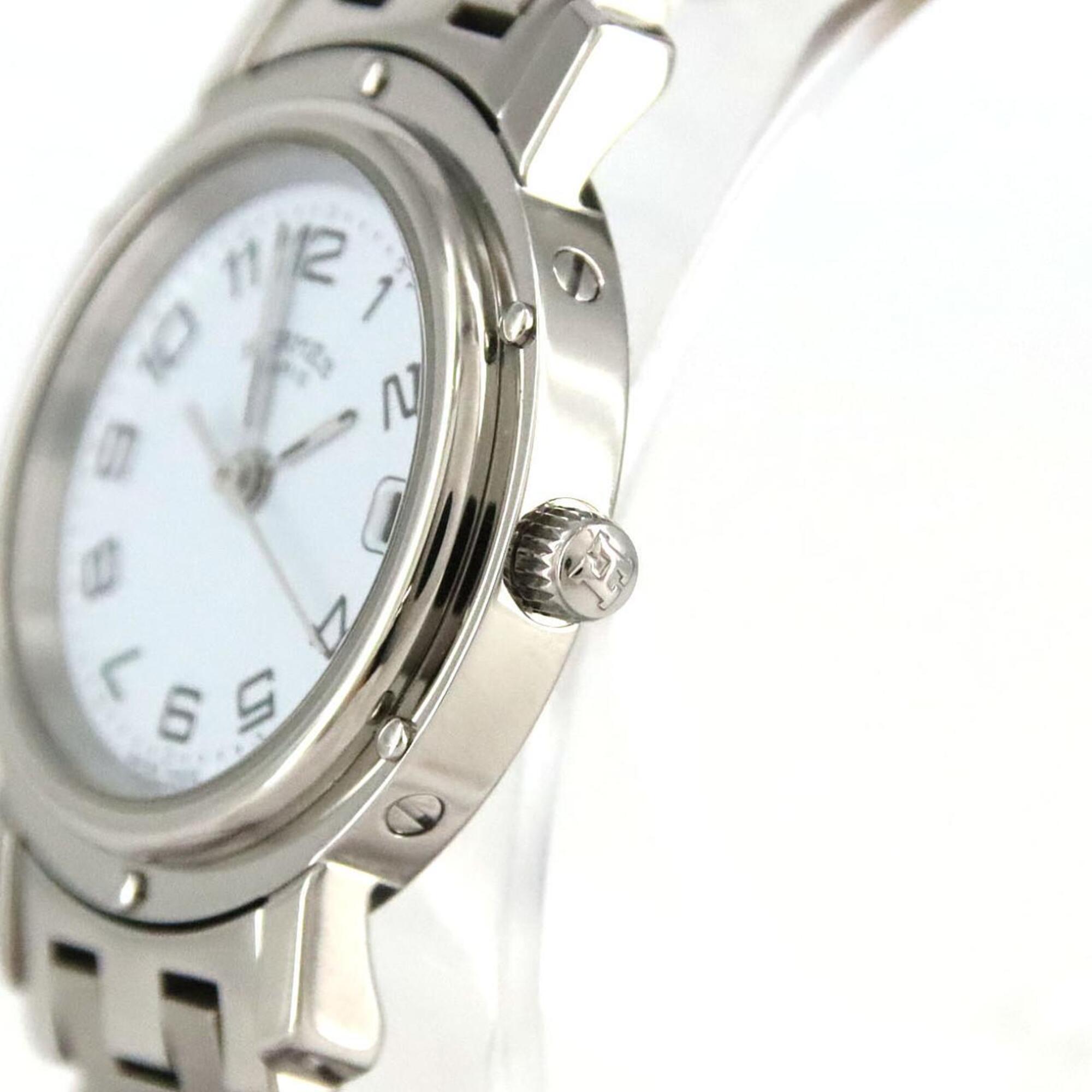 Hermes Clipper CL4.210 White Dial 24mm Watch