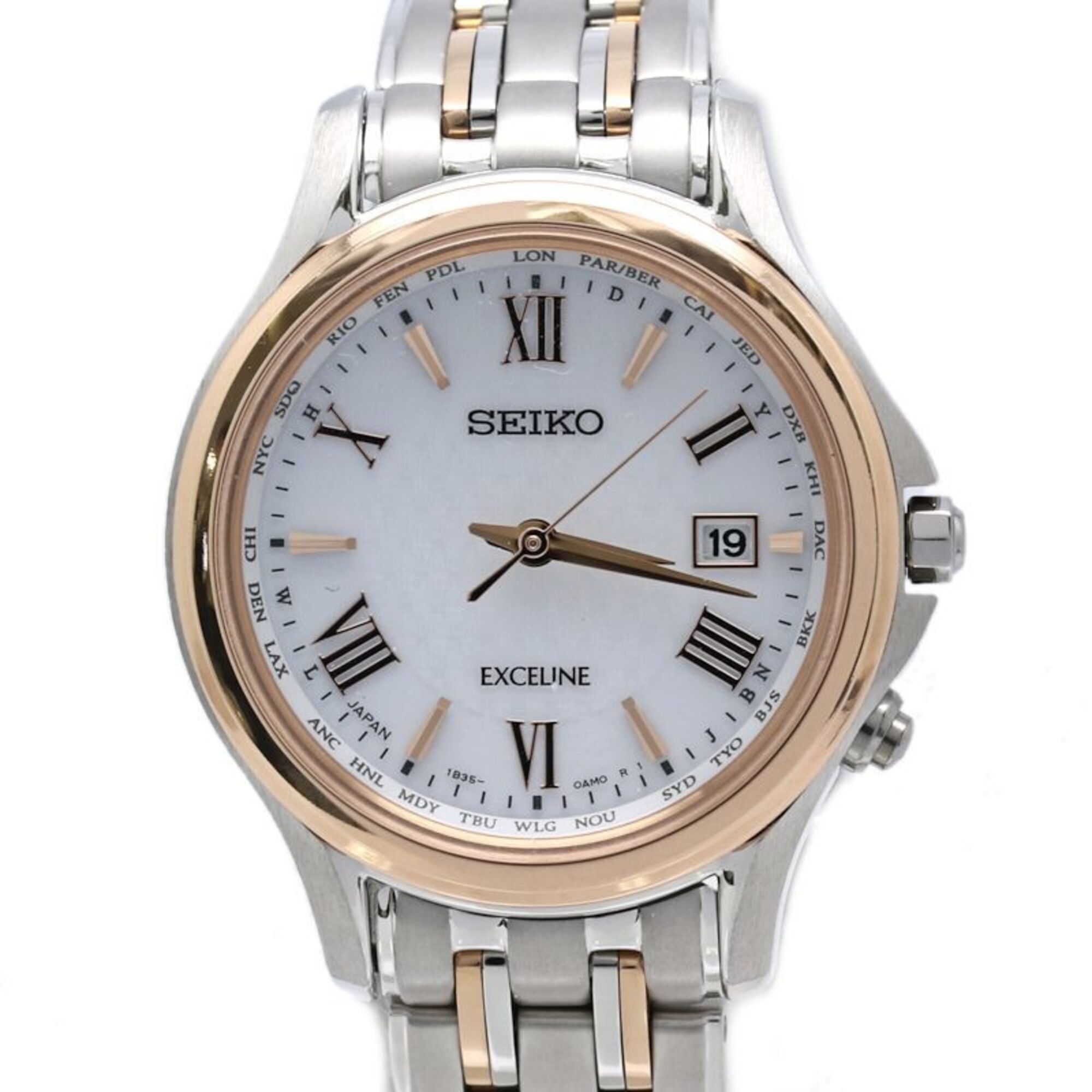 SEIKO Dolce & Exceline SWCW162 1B35-0AE0 Women's Titanium Watch /40417