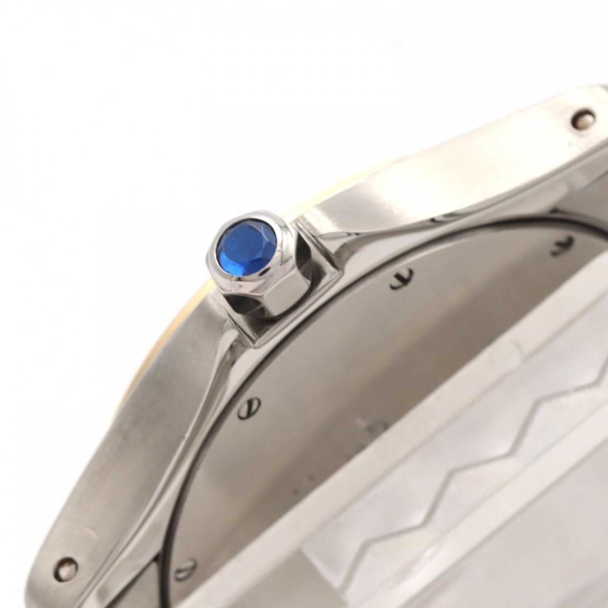 Cartier Santos Rund MM W20037R3 Silber Zifferblatt 29 mm Uhr