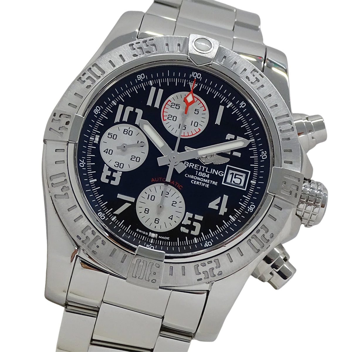 Breitling Avenger II A13381 Black Dial 43mm Watch