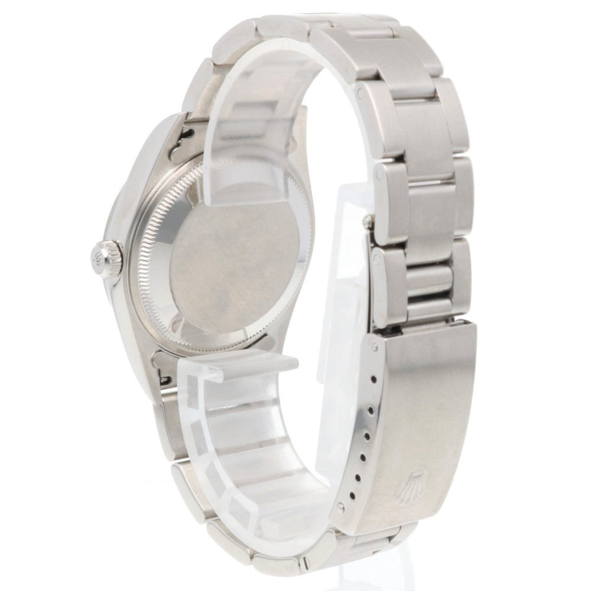 Rolex Datum Oyster Perpetual 15200 mit marineblauem Zifferblatt, 34 mm Uhr