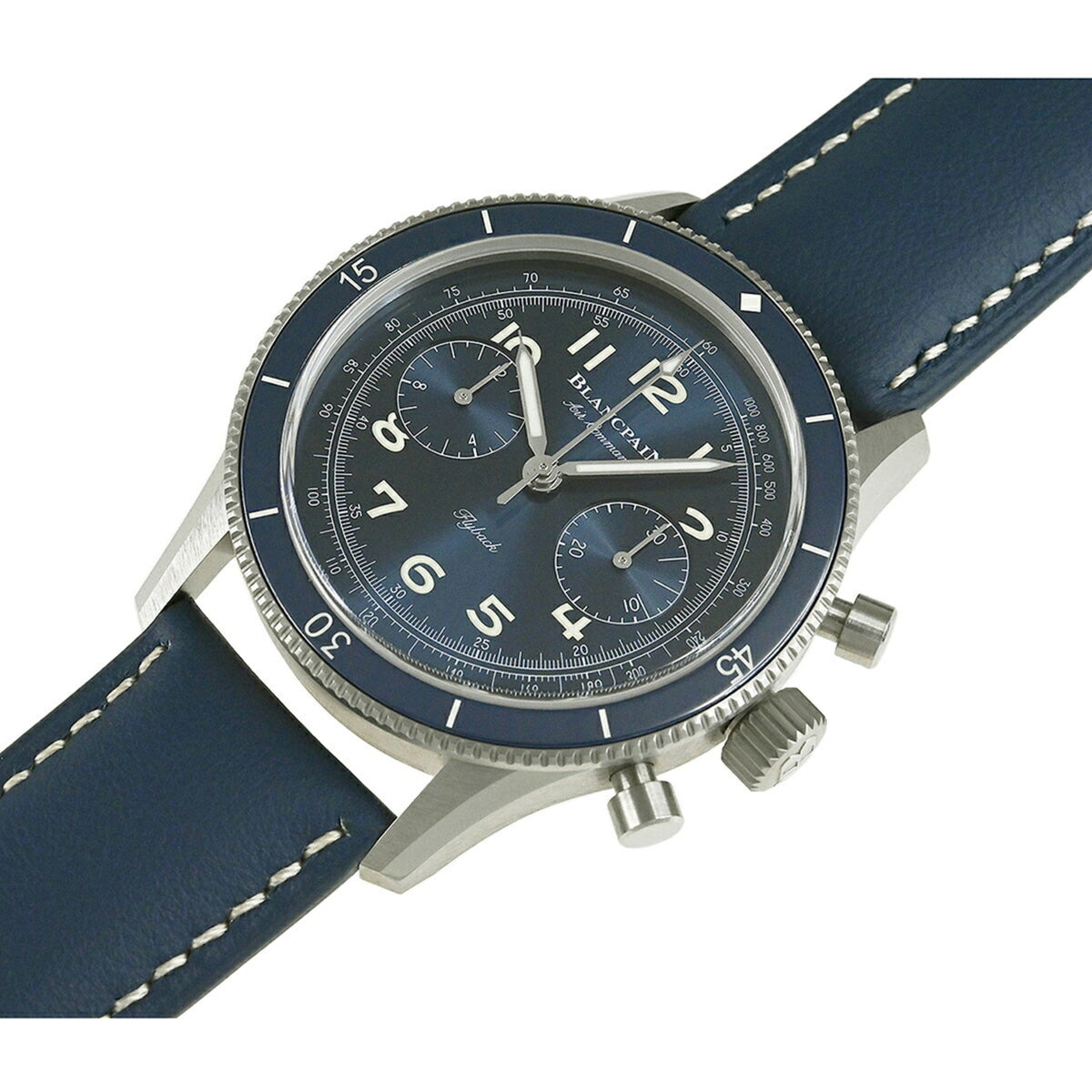 Blancpain Air Commando AC02-12B40-63B, blaues Zifferblatt, 42 mm Uhr