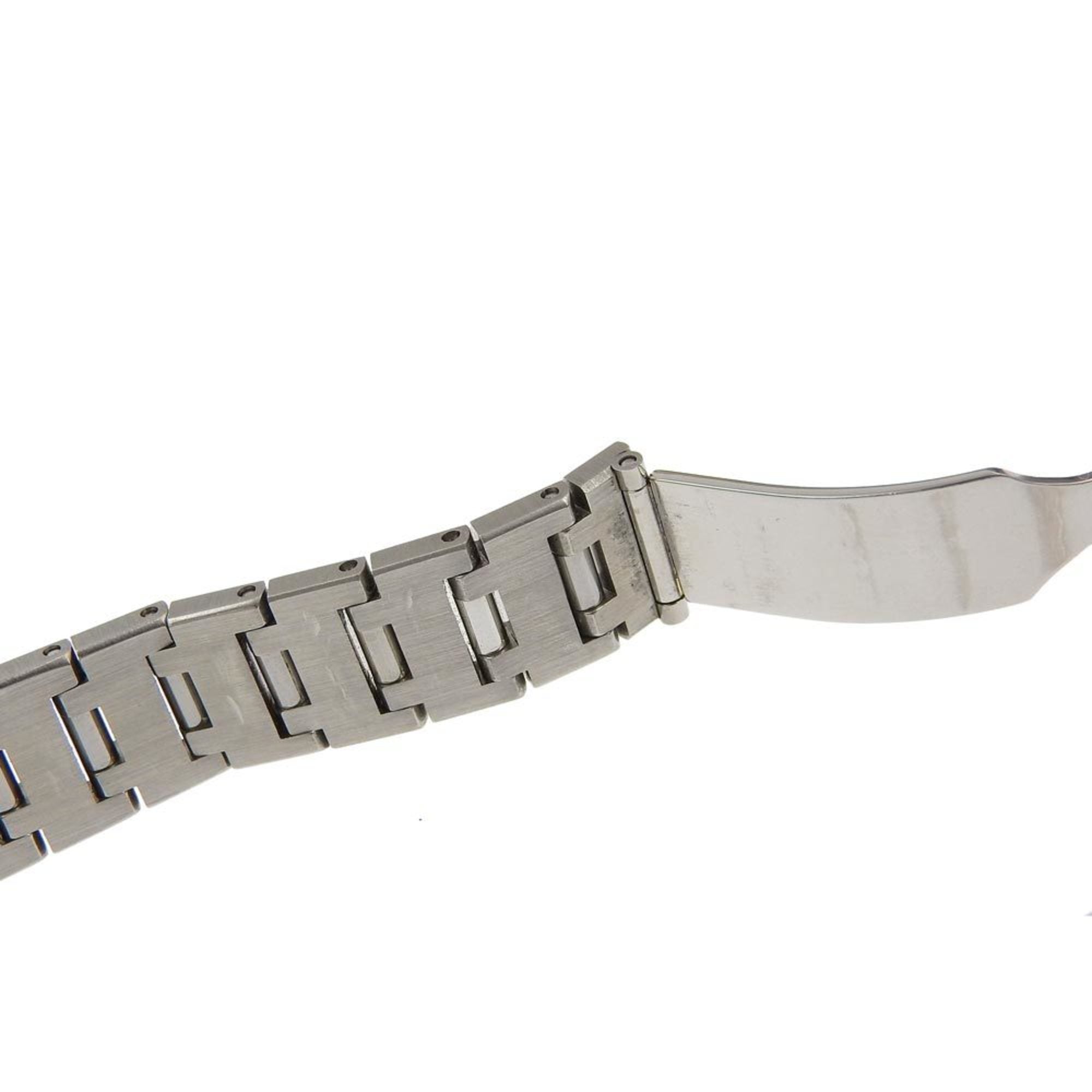 BVLGARI Quadrado SQ22SS roestvrijstalen horloge met quartz uurwerk, analoge wijzerplaat, zwarte wijzerplaat, voor dames