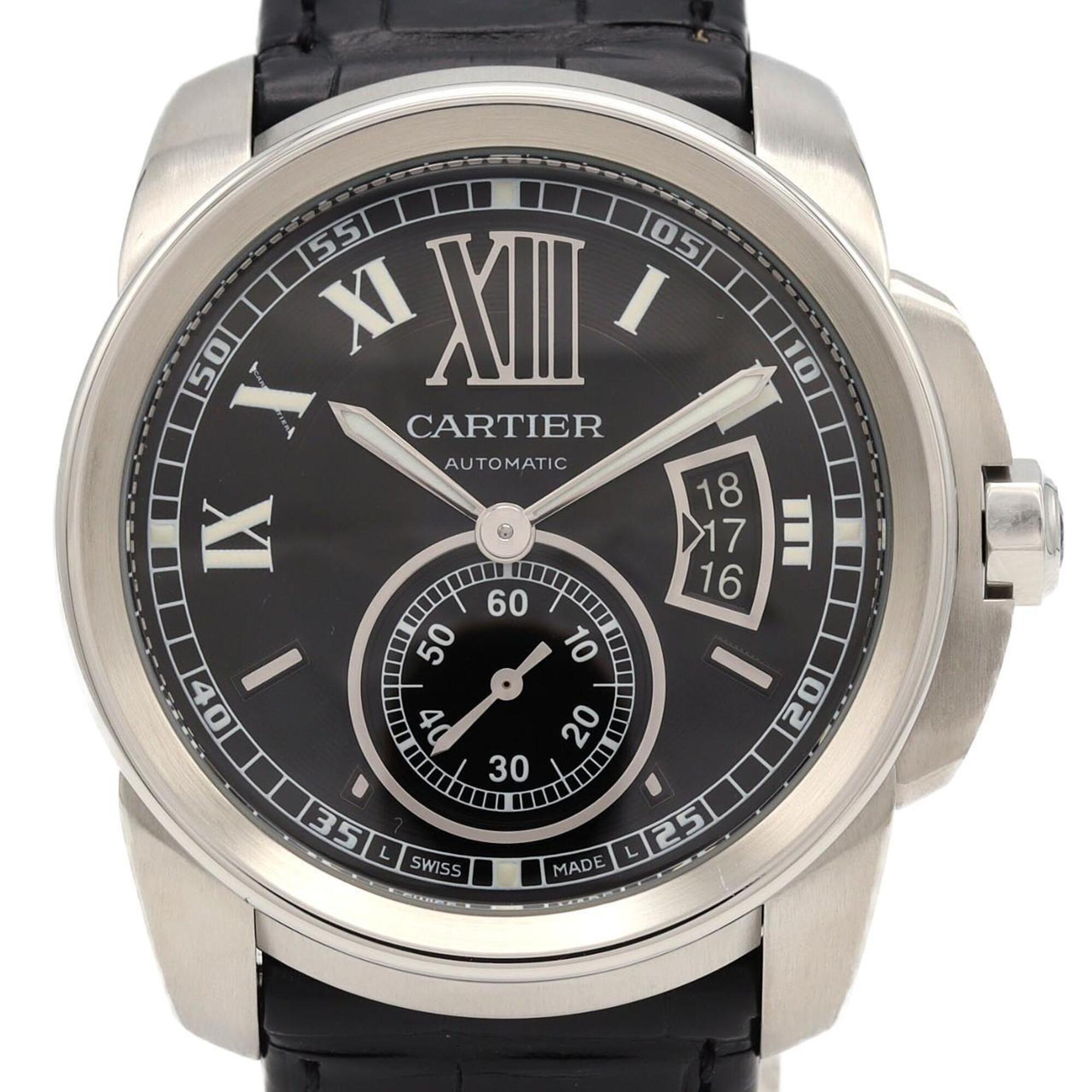 Cartier Calibre de W7100014 Black Dial 42mm Watch