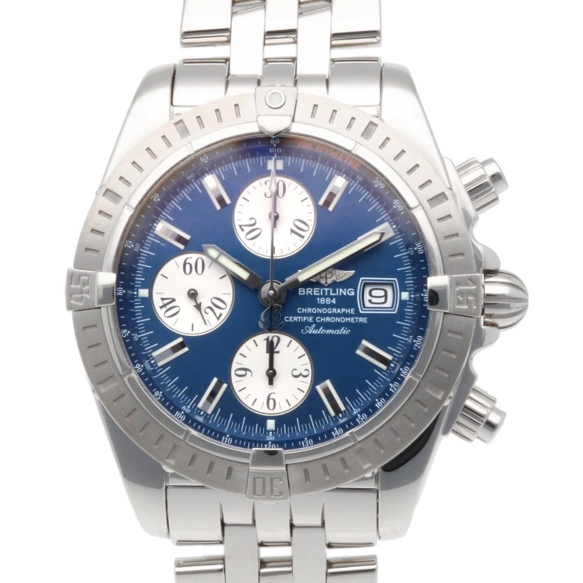 Breitling Chronomat A156C45PA Blue Dial 43mm Watch