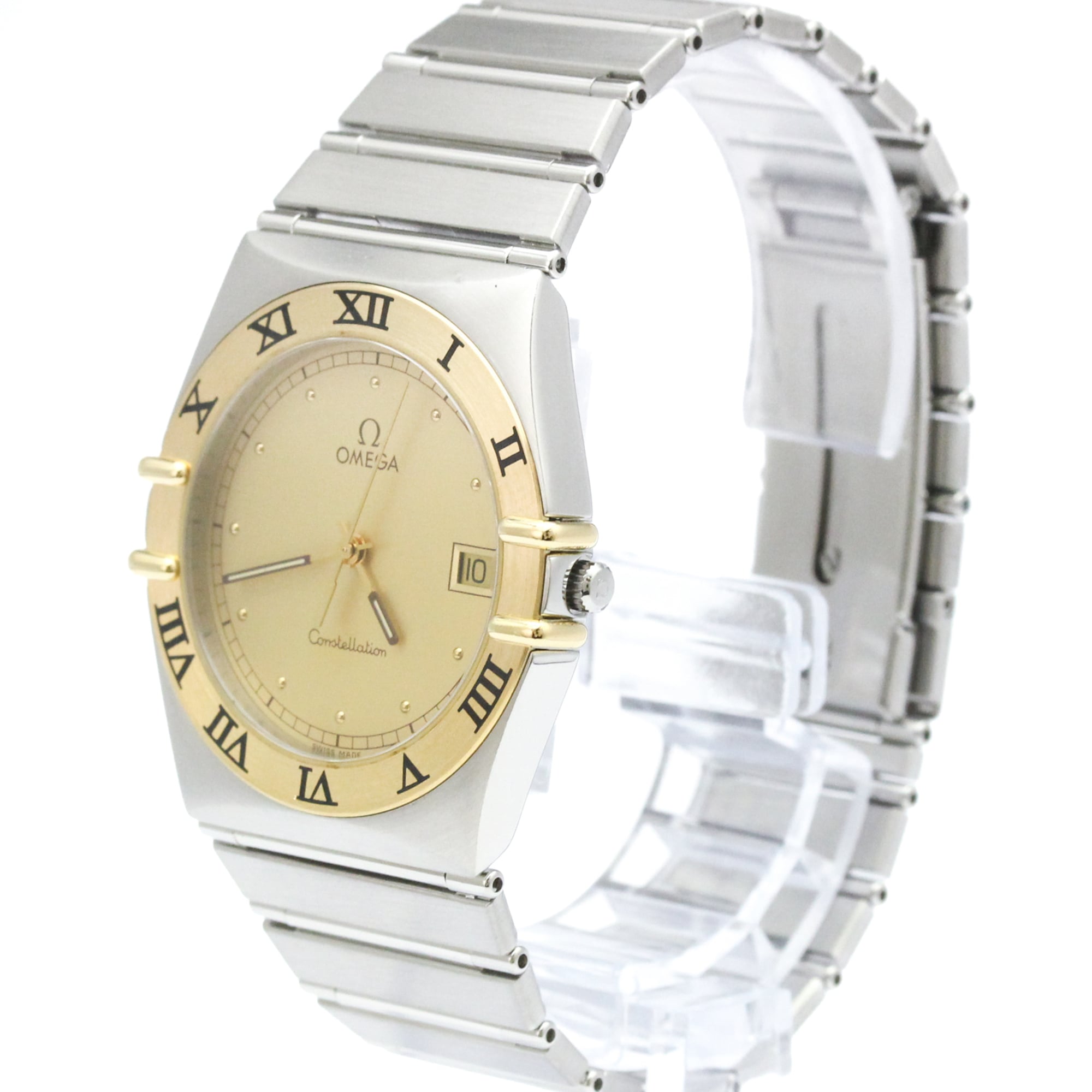 Omega Constellation 3.961.080 Gold Dial 33mm Watch