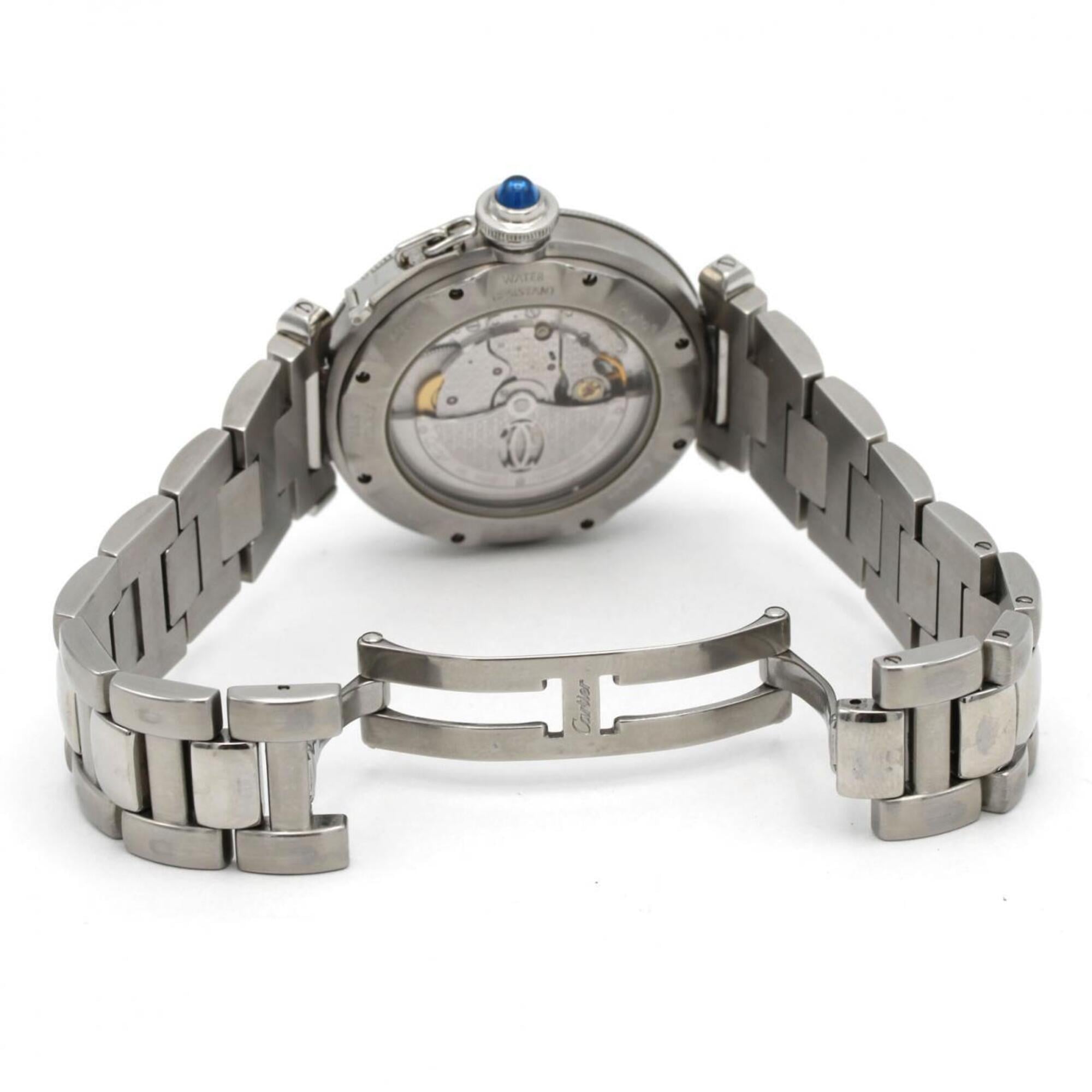 Cartier Pasha W31059H3 Silver Dial Stainless steel 38mm Watch