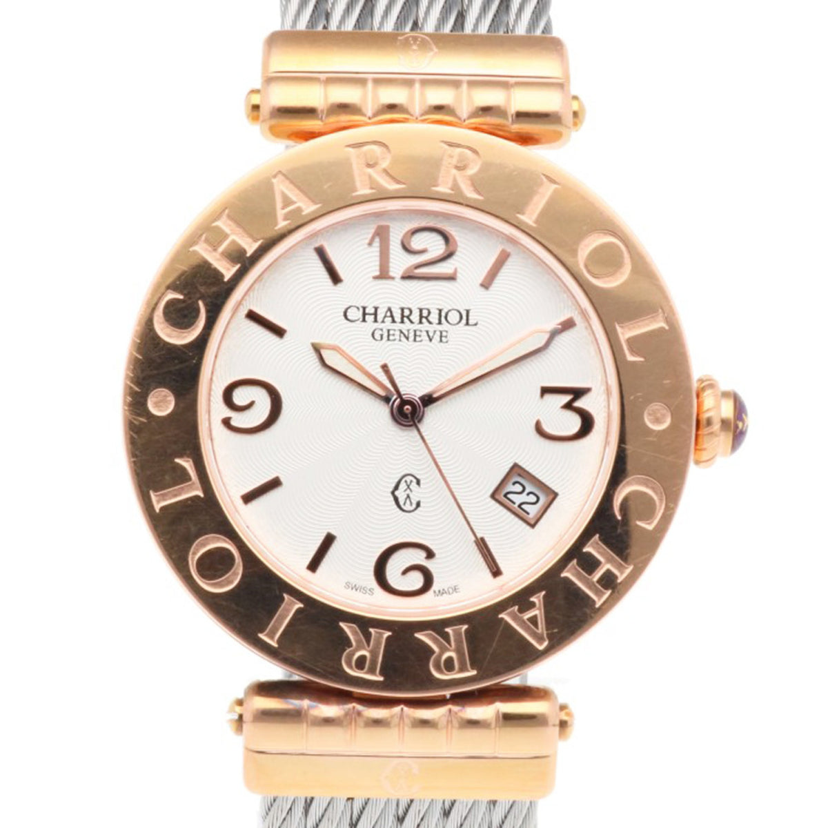 Charriol GZl1l6z7 horloge met wijzerplaat, 36 mm