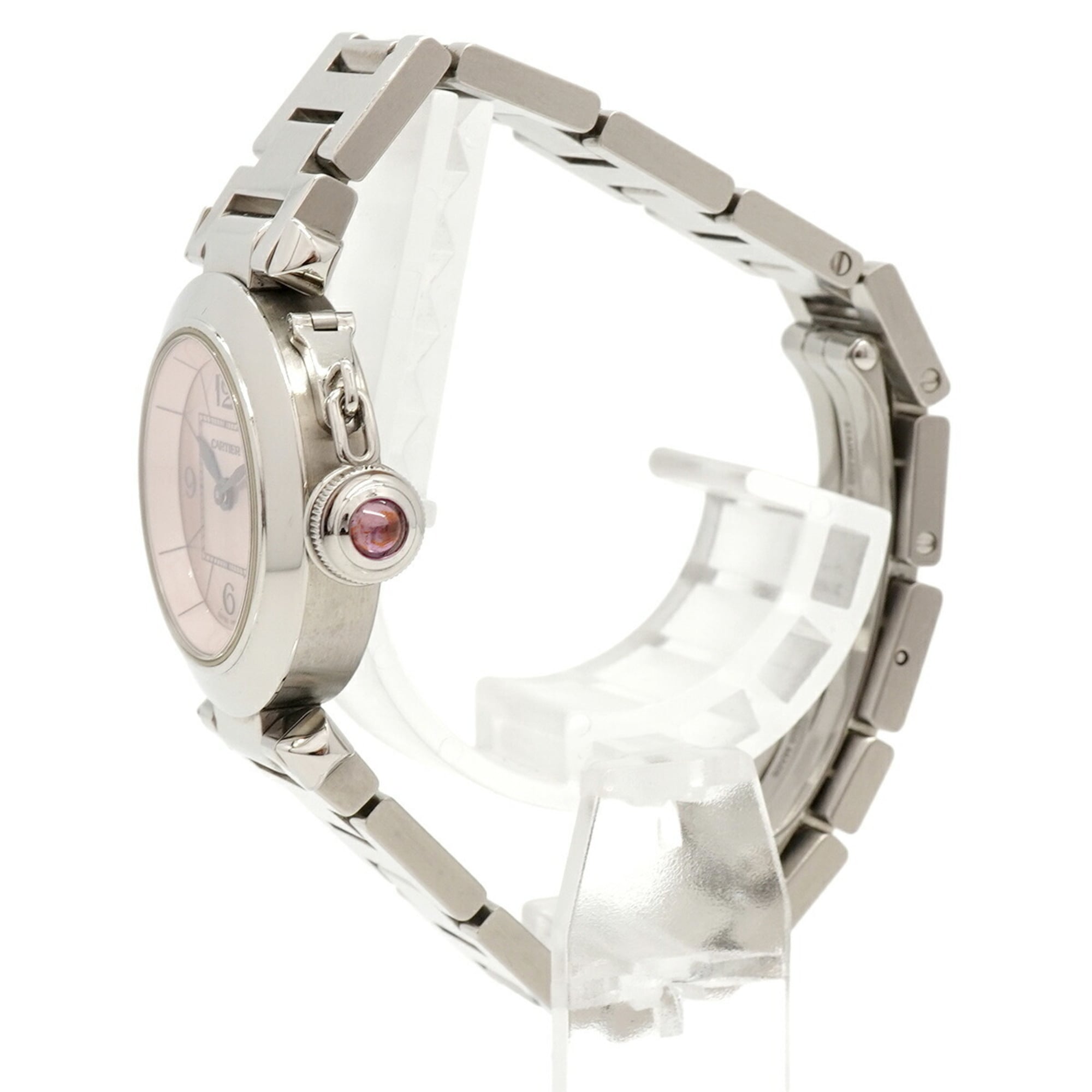 Cartier Miss Pasha W3140008 Pink Dial 27mm Watch