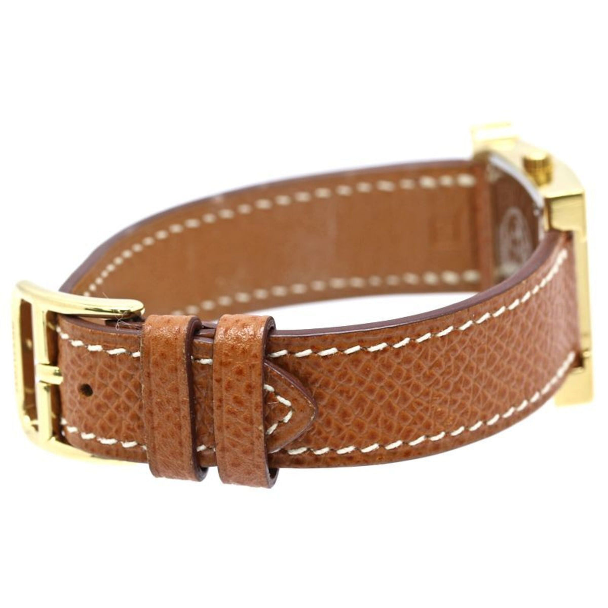 Hermes H- HH1.201.130/UGO 022919WW00 Weiß Zifferblatt 21 mm Uhr