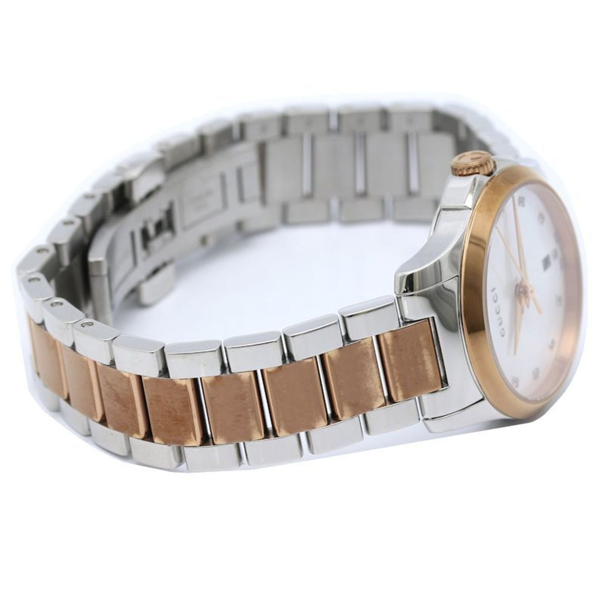 Gucci G-Timeless YA126544 126,5 Weiß Zifferblatt aus Muschel 27 mm Uhr