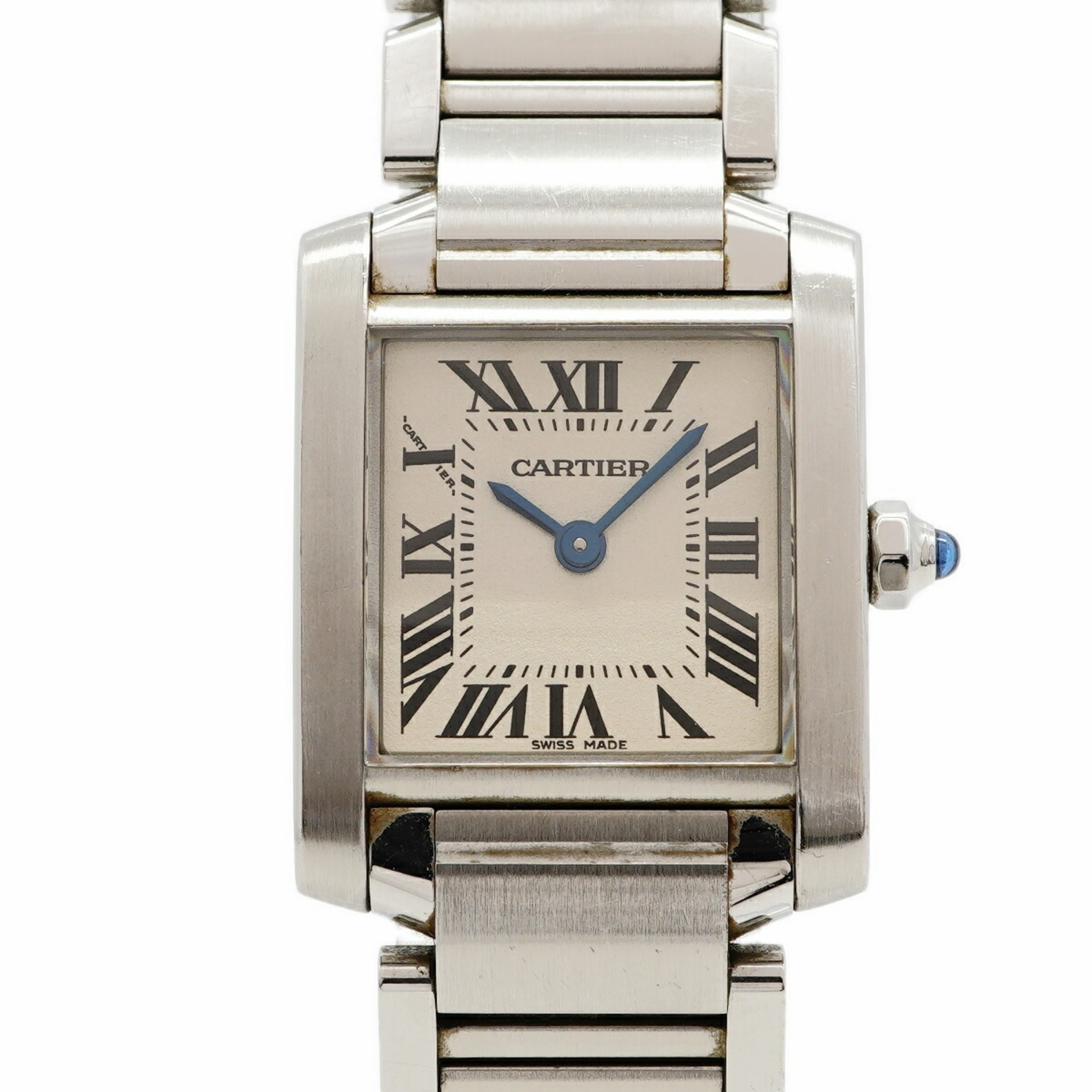 Cartier Tank FranÃ§aise SM W51008Q3 Ivory Dial Women's Watch