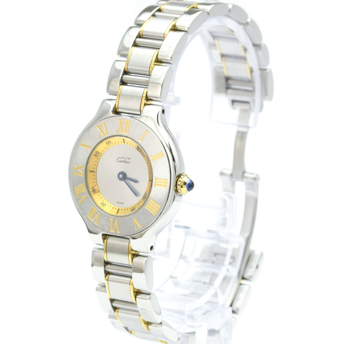 Cartier Must 21 W10073R6 Silber Zifferblatt 28 mm Uhr