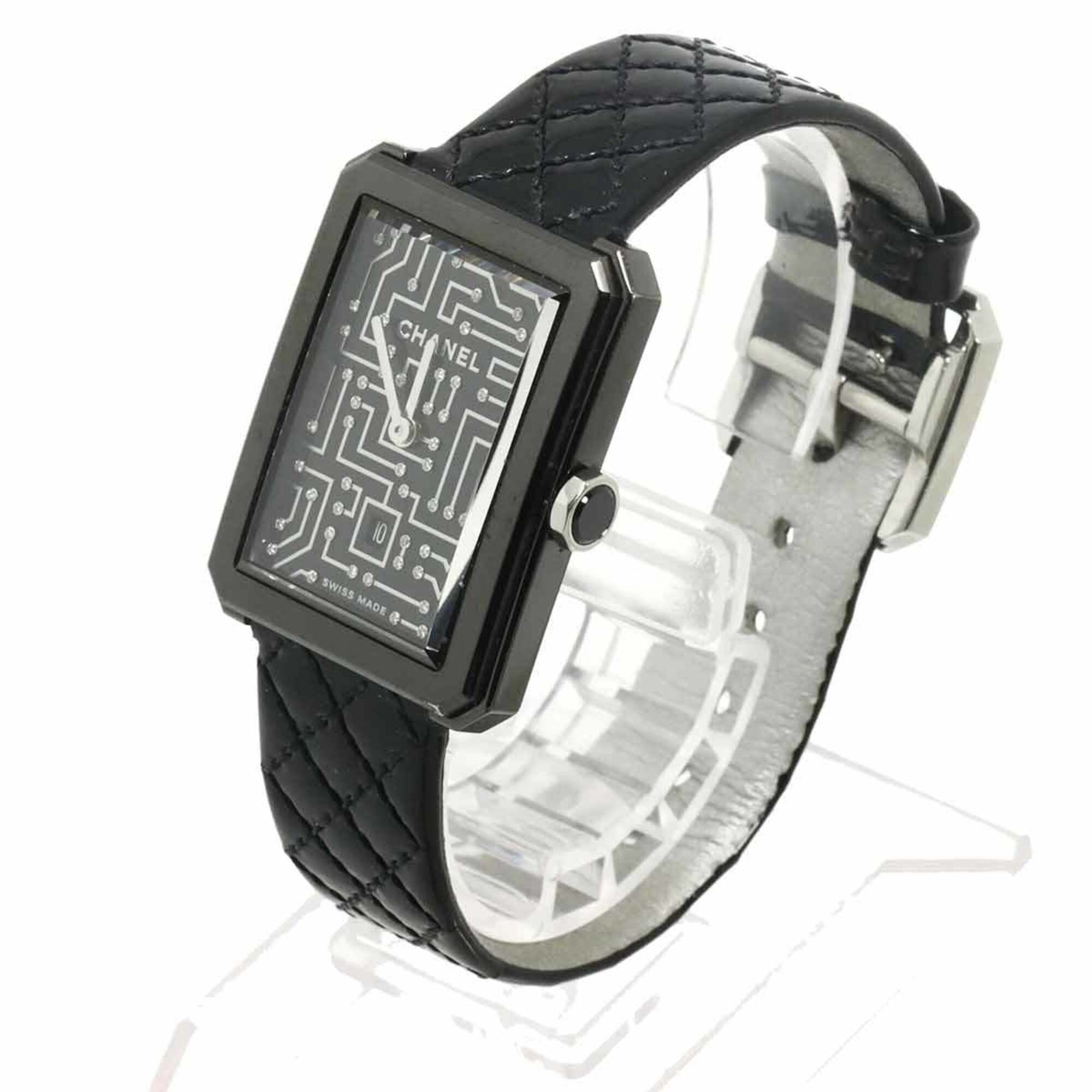 Chanel Boyfriend H7946 Black Dial 27mm Watch