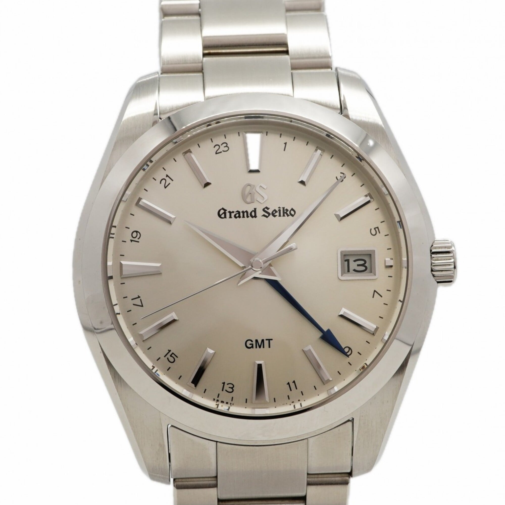 Seiko Grand Heritage Collection GMT SBGN011 9F86-0AF0 Silver Dial