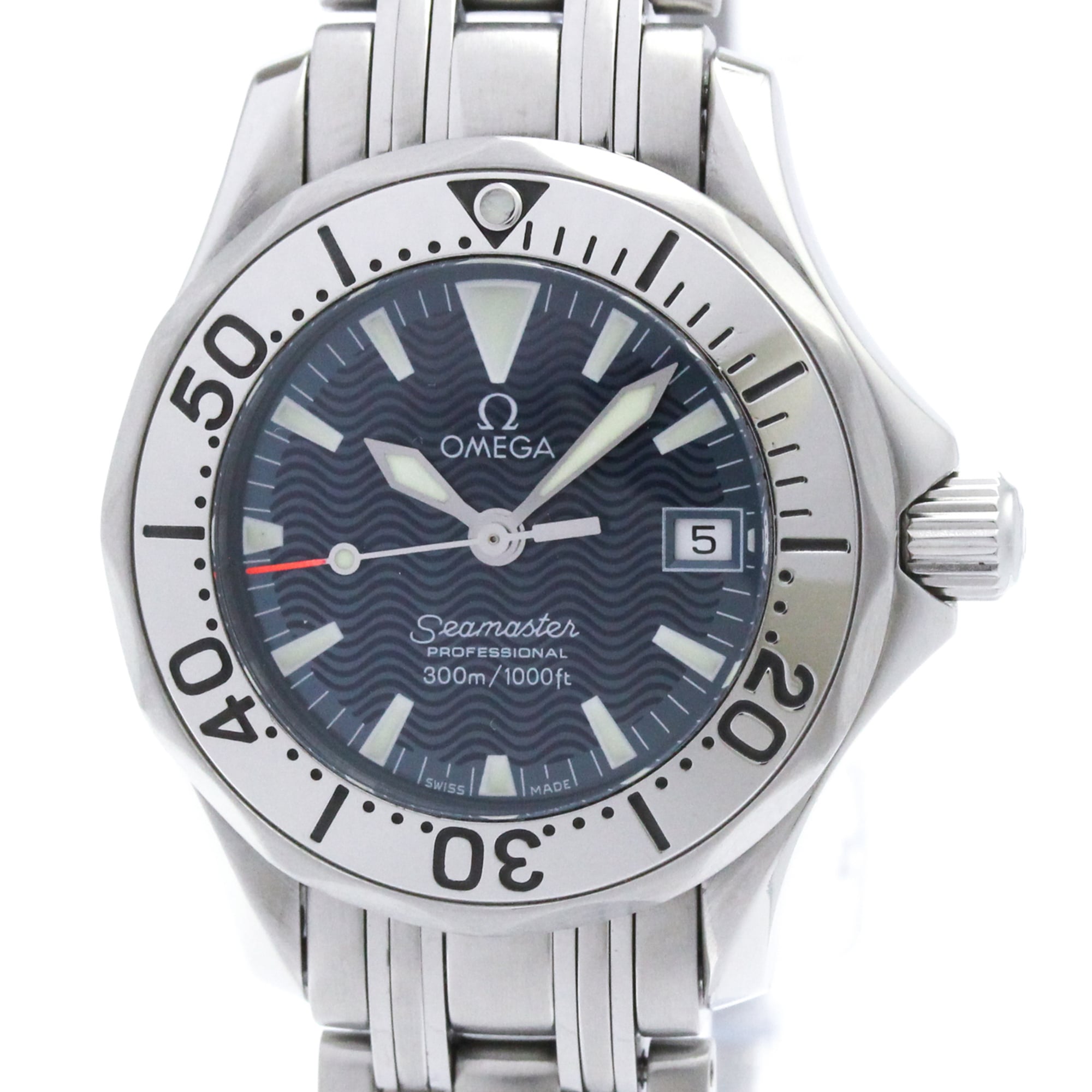 OMEGA Seamaster Professional 300M Jacques Mayol Watch 2584.80 Polished