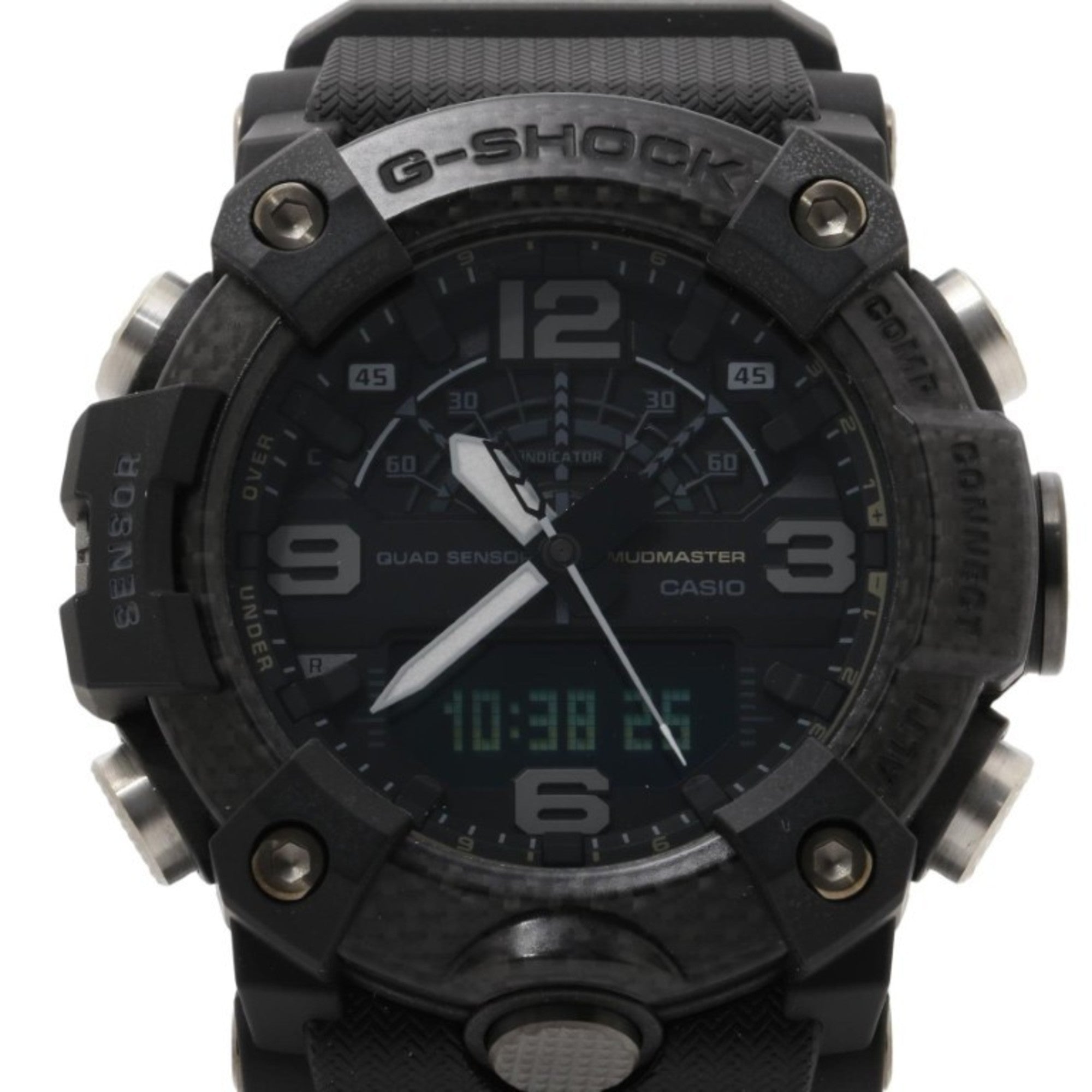 CASIO GSHOCK MASTER OF G LAND MUDMASTER GGB100XMB1AJF Men's Watch, Black Carbon Fiber with Stainless Steel Resin
