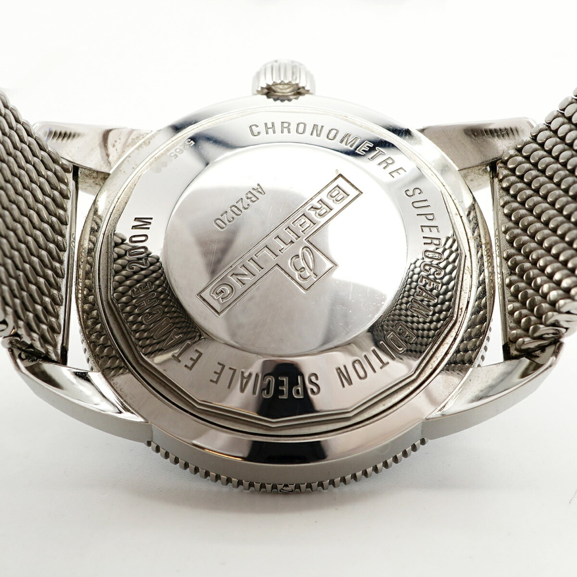 Breitling Superocean AB2020 Herrenuhr blauem Zifferblatt