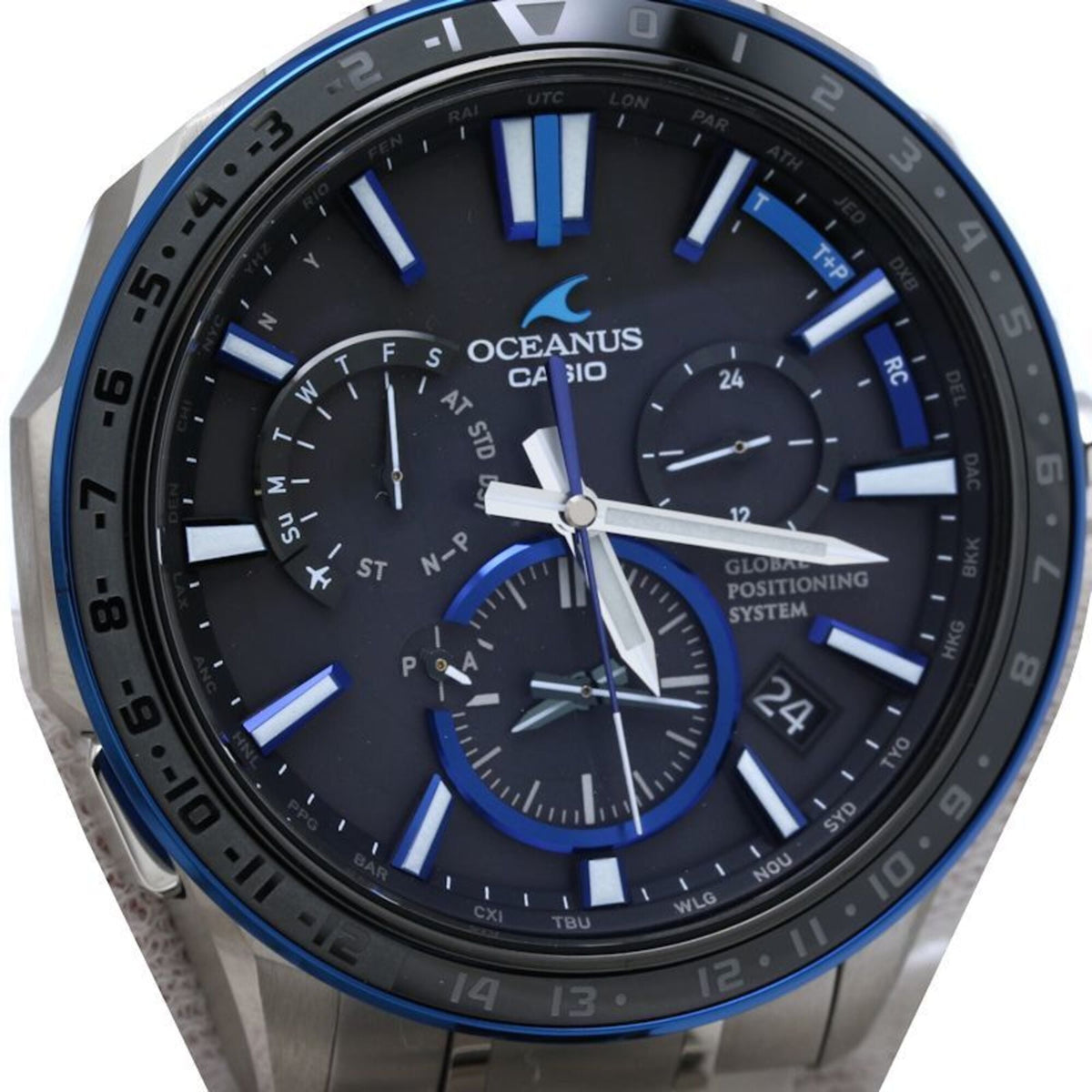 Casio Oceanus OCW-G1200-1AJF Black Dial 44mm Watch