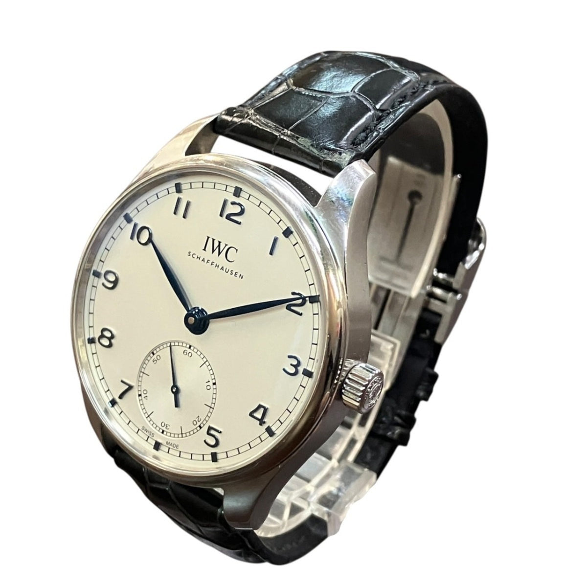 Montre IWC Schaffhausen Portugieser  IW358312 à cadran argenté 40mm