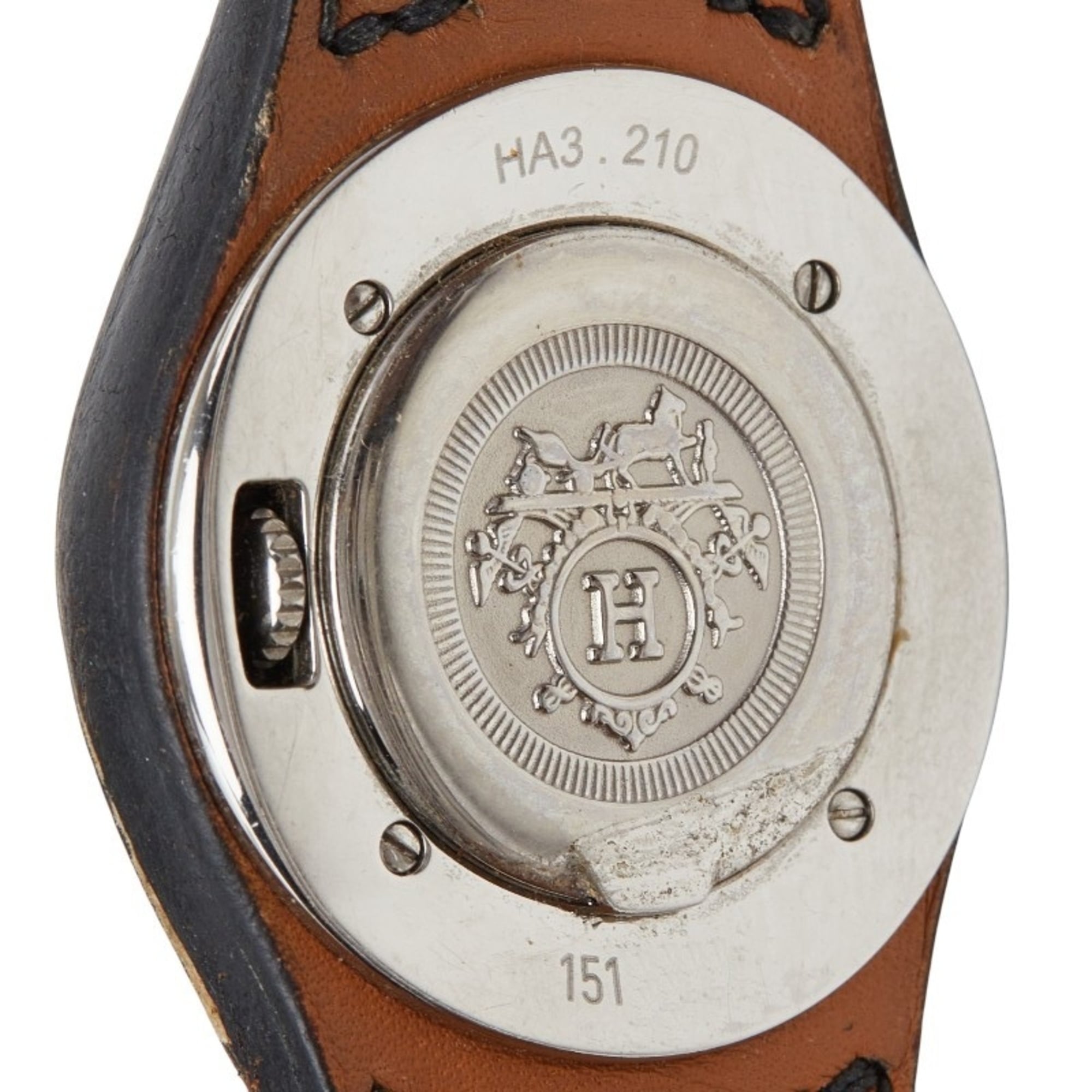 Hermes Arcée HA3.210 White Dial 31mm Watch