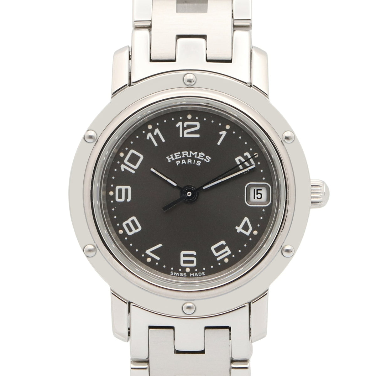 Montre Hermes Clipper CL4.210 Noir avec cadran de 24 mm