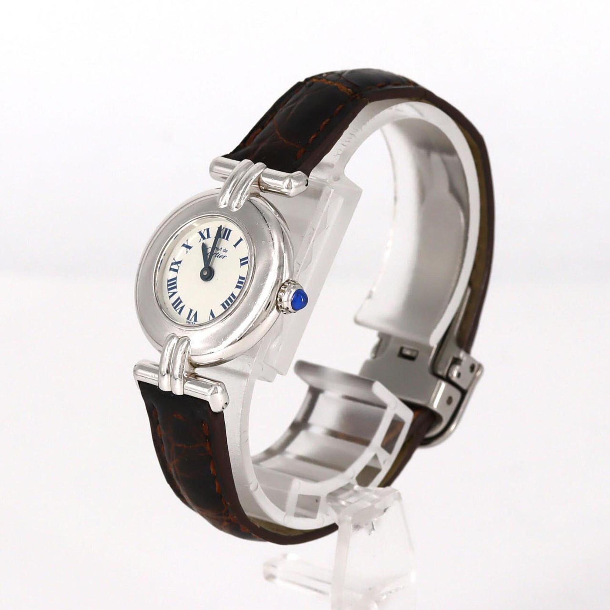 Cartier Must ColisÃ©e W1001665 Silver Quartz Watch