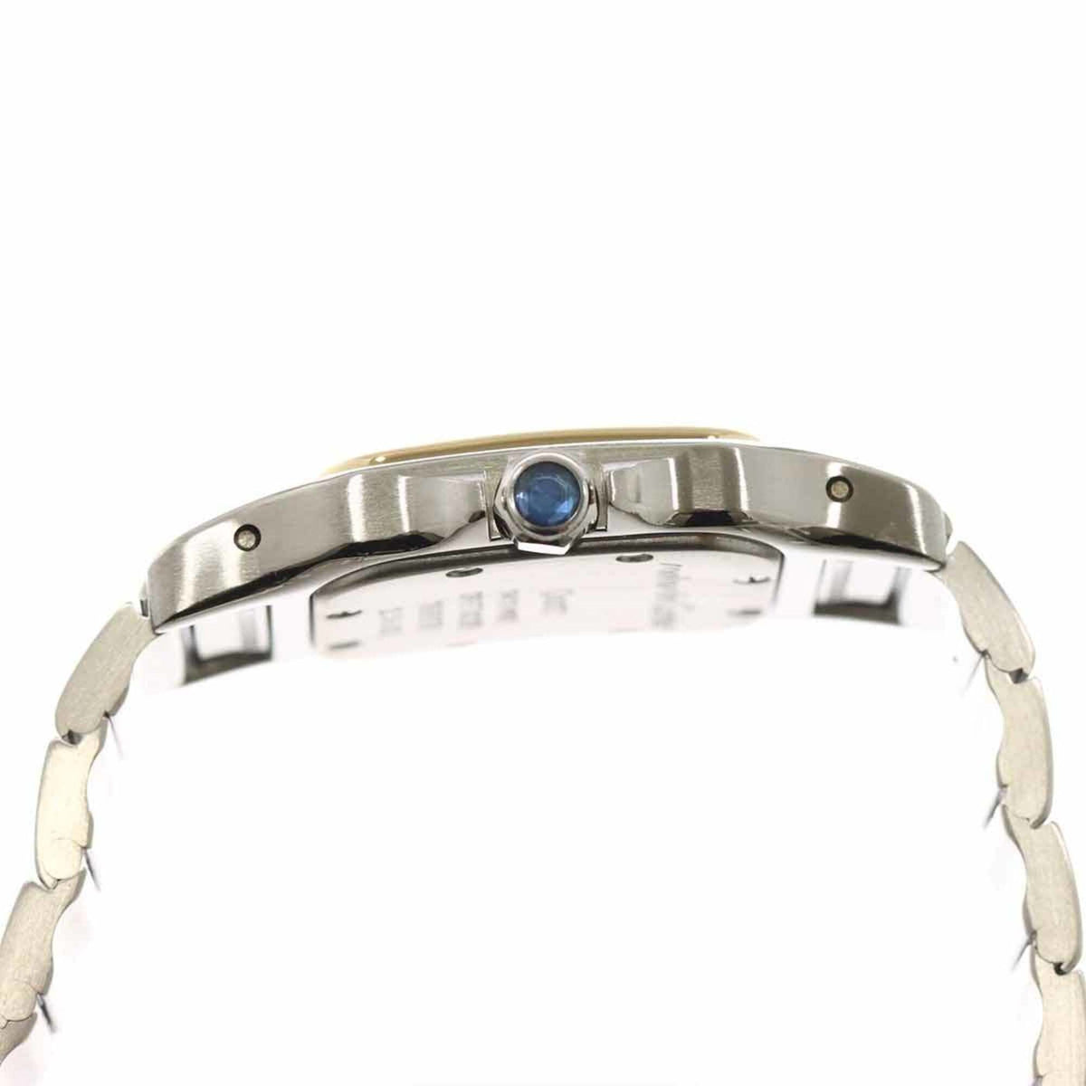 Cartier Santos Galbee SM W20012C4 Ivory Dial 23mm Watch