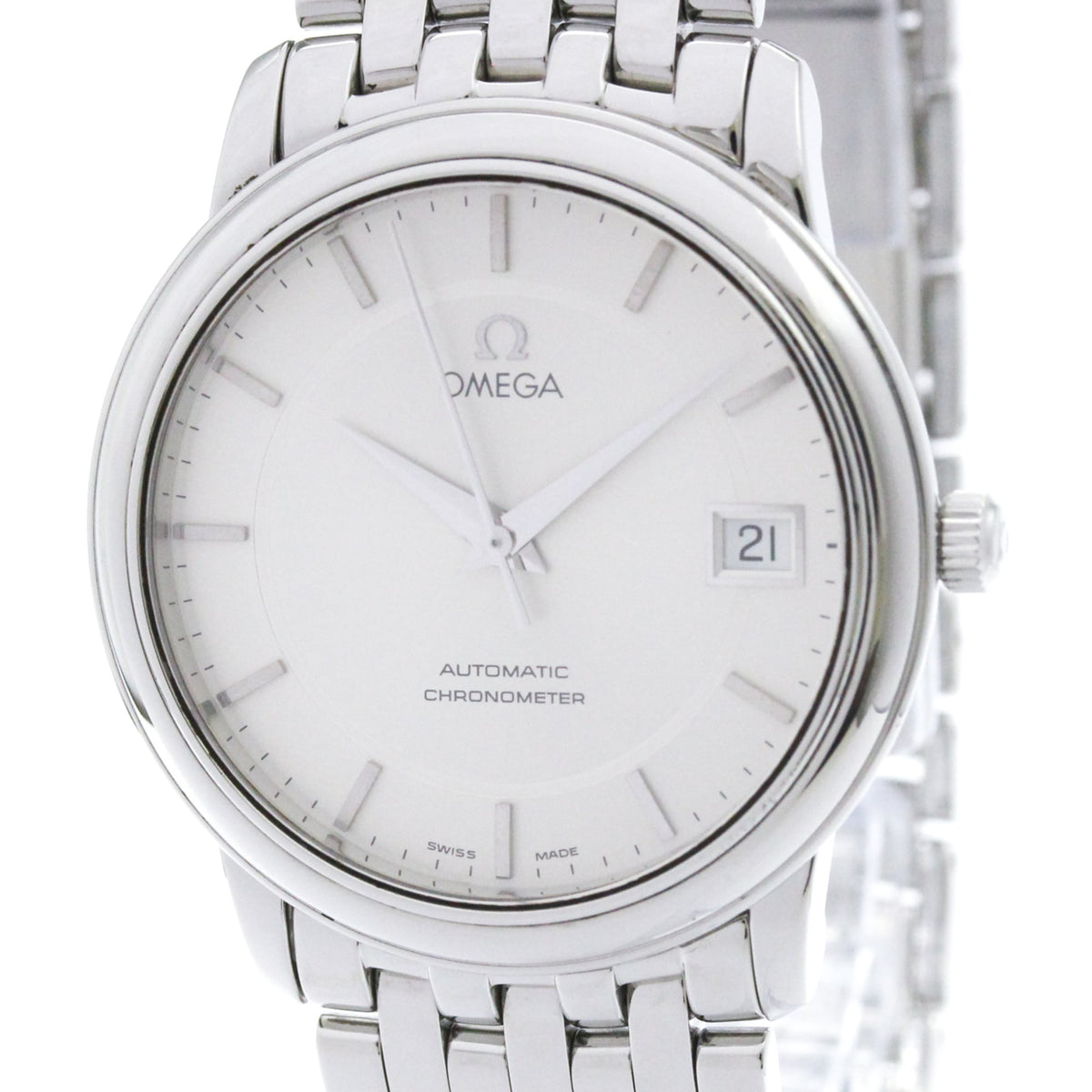 Omega De Ville 4500.31 Silver Dial 34mm Watch