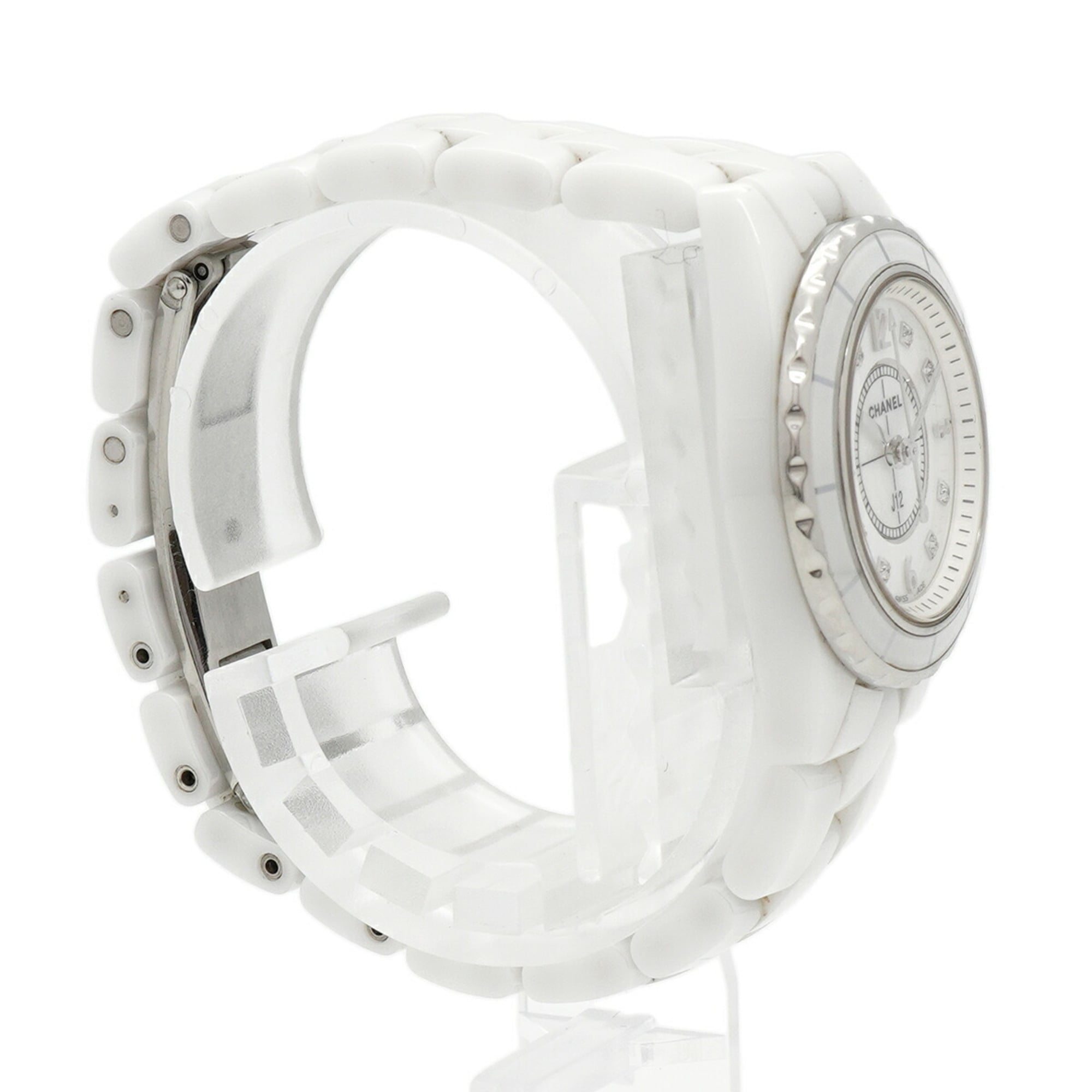 Chanel J12 H2570 Damenuhr Weiß Zifferblatt