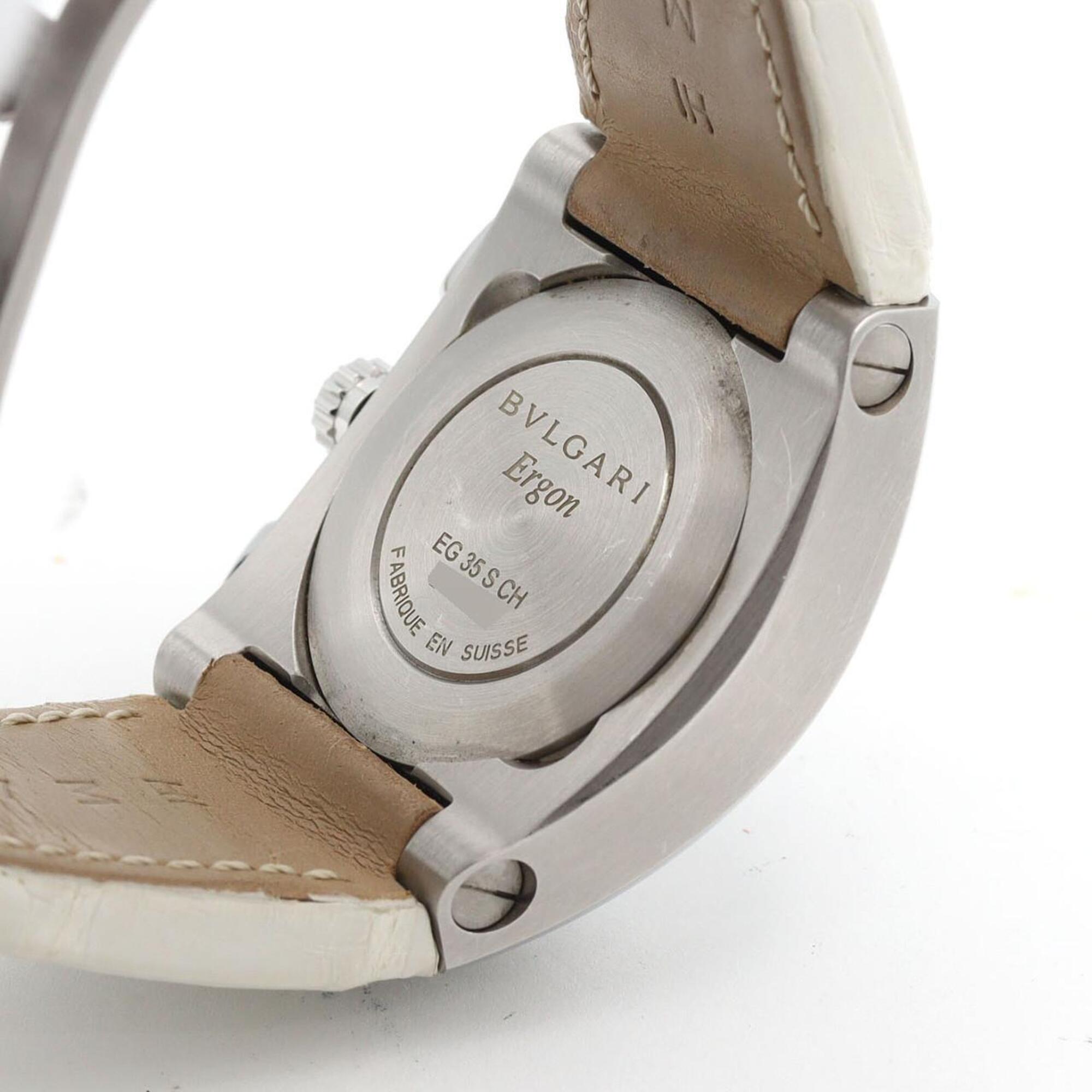Bulgari Ergon EG35SCH/EG35WSLDCH/12 Mother of pearl Dial 35mm Watch