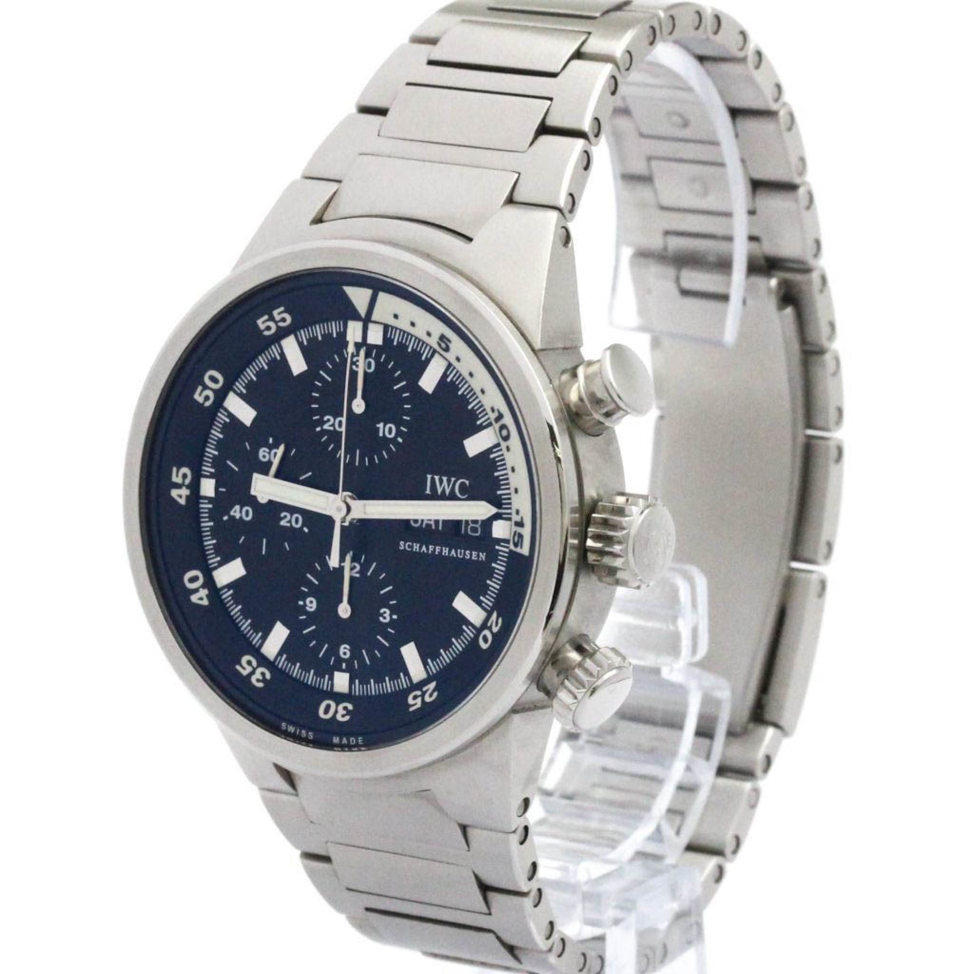 IWC Aqua Timer Chronograph Steel Automatic Mens Watch IW371928 Polished