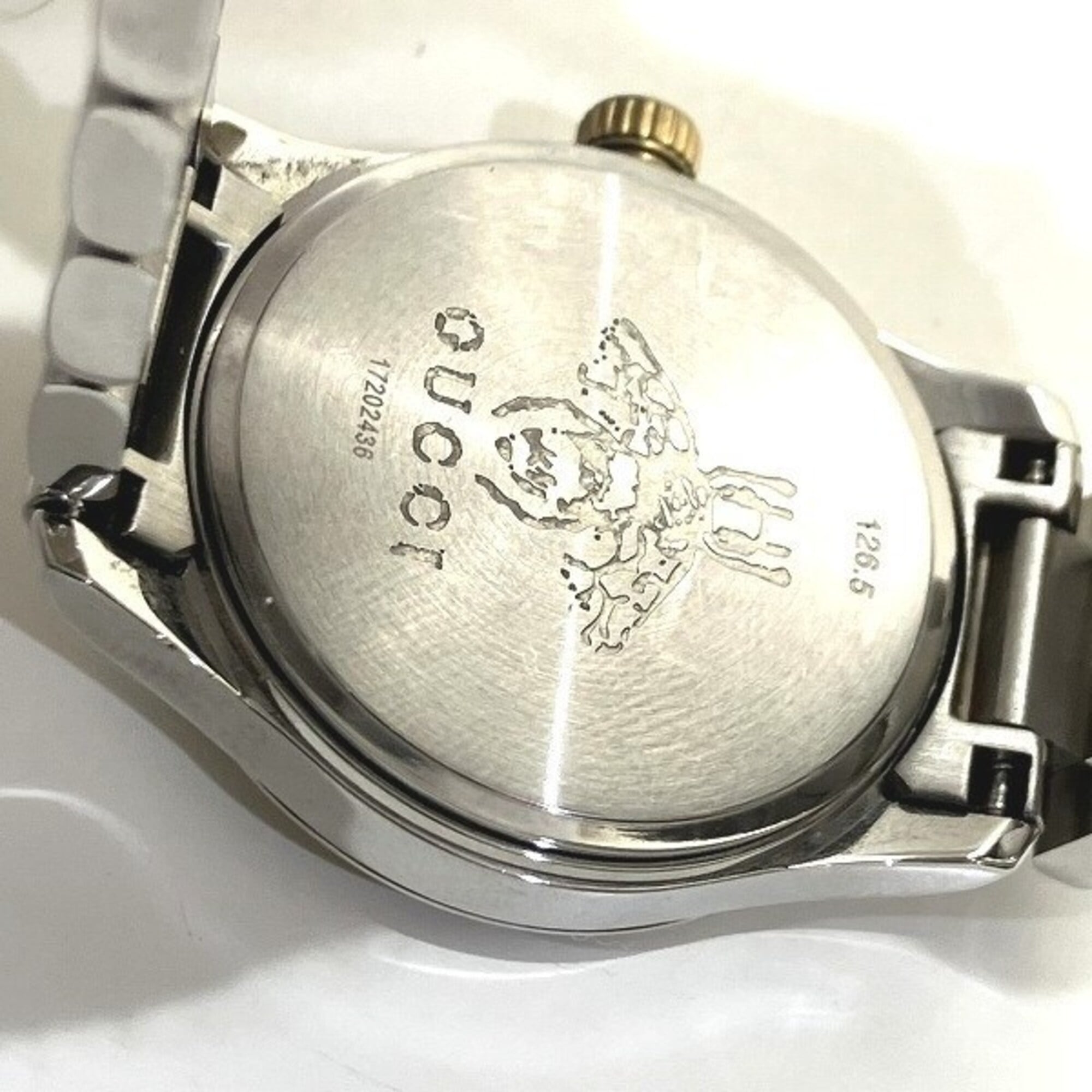 Gucci G-Timeless 126.5 kwartshorloge met kattenkop voor dames