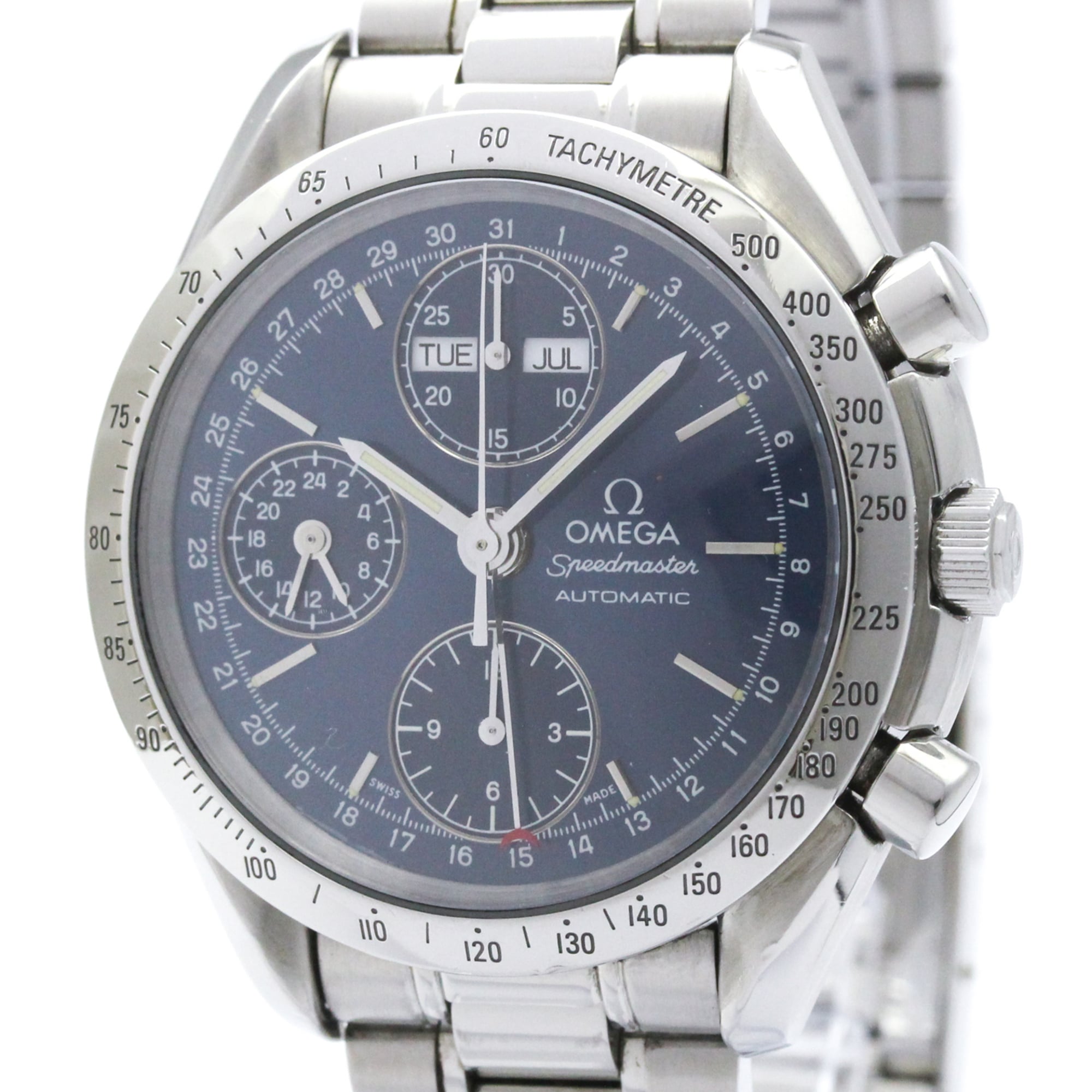 Omega Speedmaster 3521.8 Blue Dial 39mm Watch
