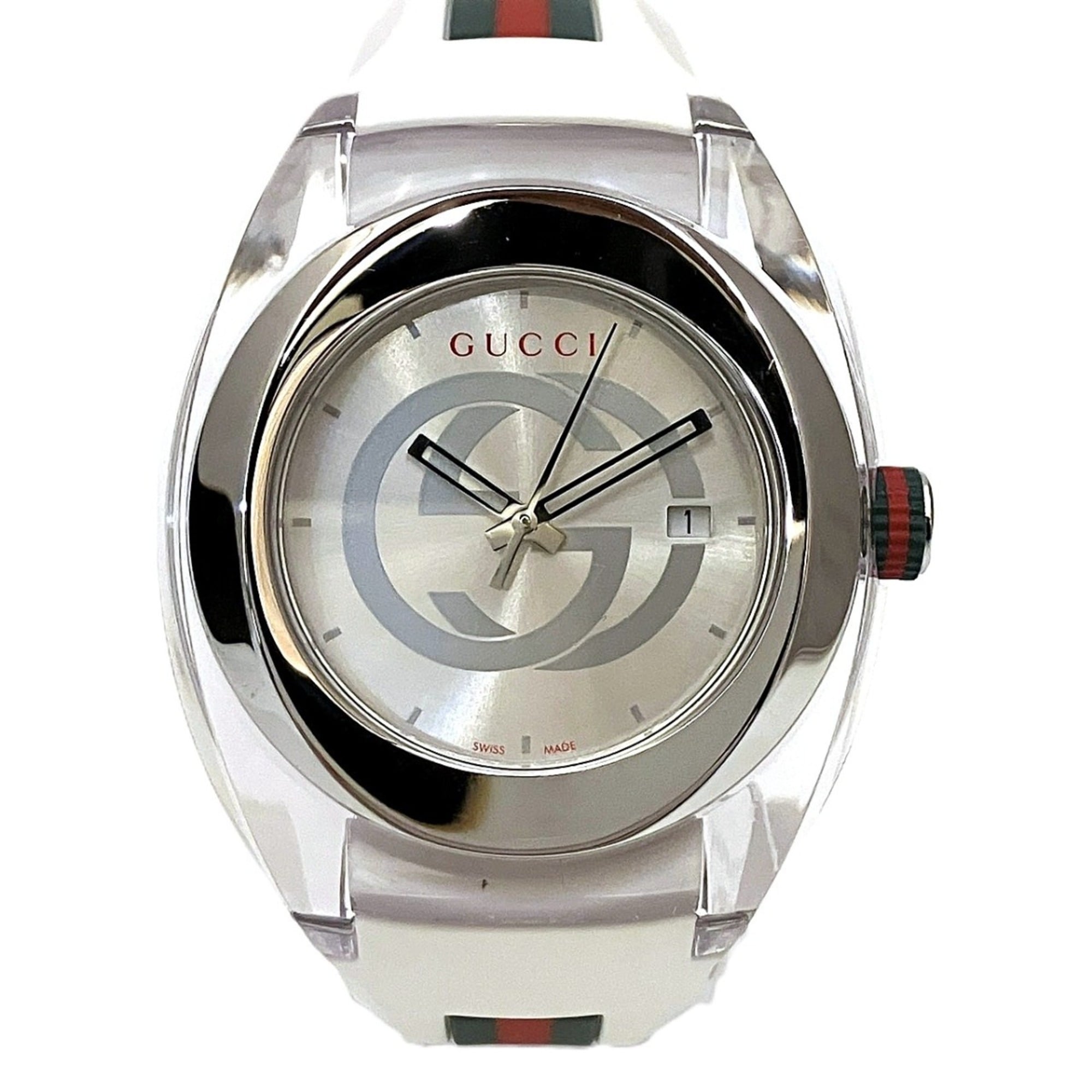Gucci Sync 137.1 Silver Dial 46mm Watch