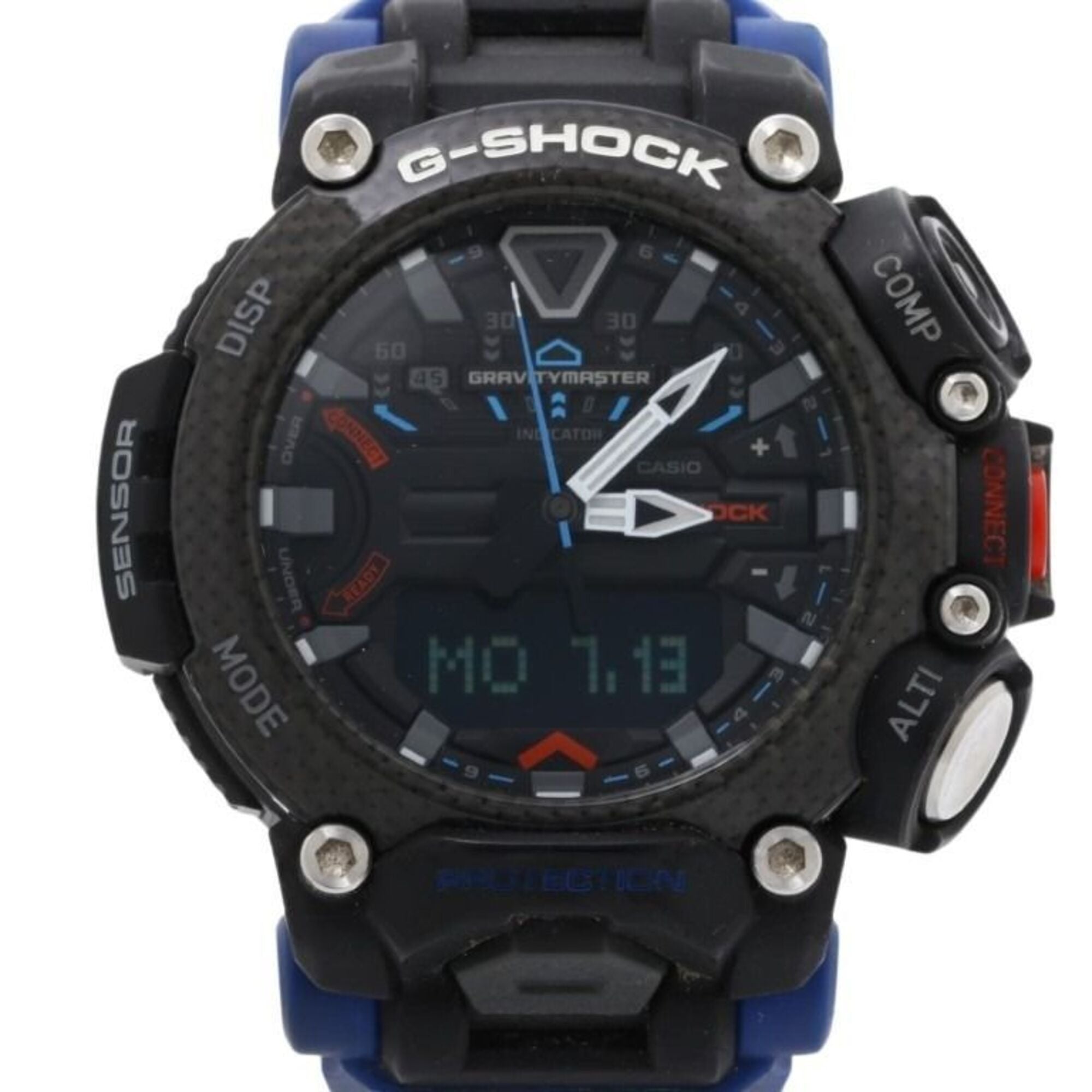 Casio G-SHOCK MASTER OF G - AIR GRAVITYMASTER GR-B200-1A2JF Noir Montre à cadran de 54 mm
